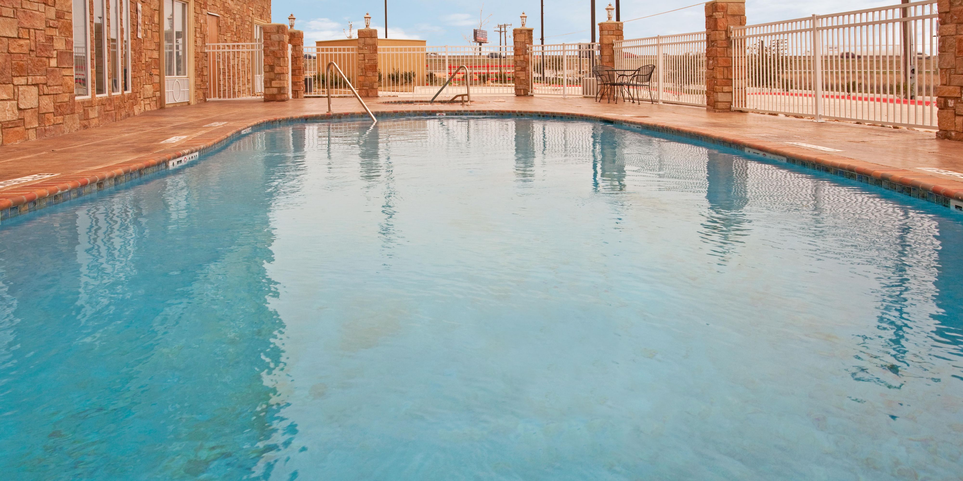 Relax and unwind at our outdoor pool open year round (not heated)