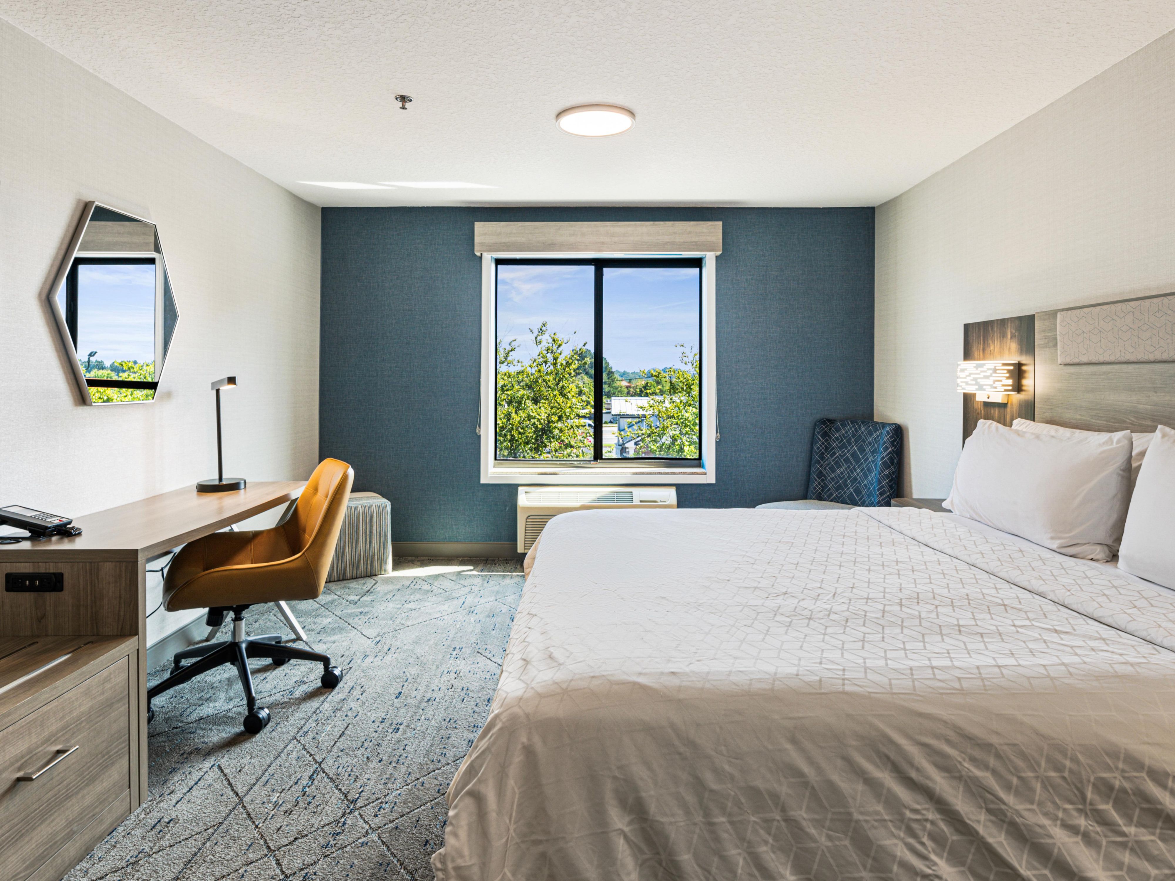 Our two queen bed guest rooms are ideal for family stays.
