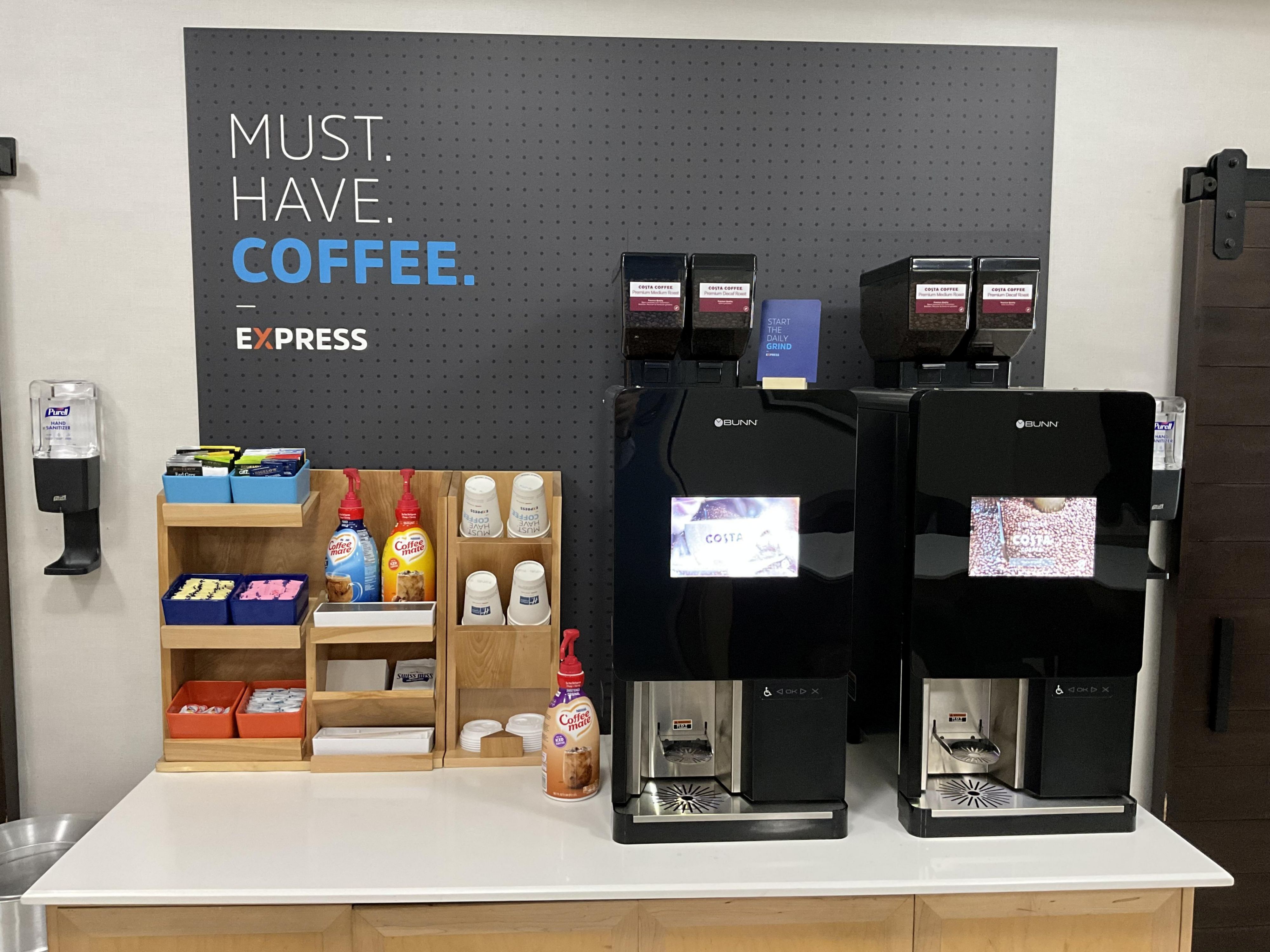 Savor the taste of freshly brewed coffee around the clock with our new bean-to-cup coffee machine, available 24/7 in the lobby. Elevate your stay with us and relish every sip of our exceptional coffee!
