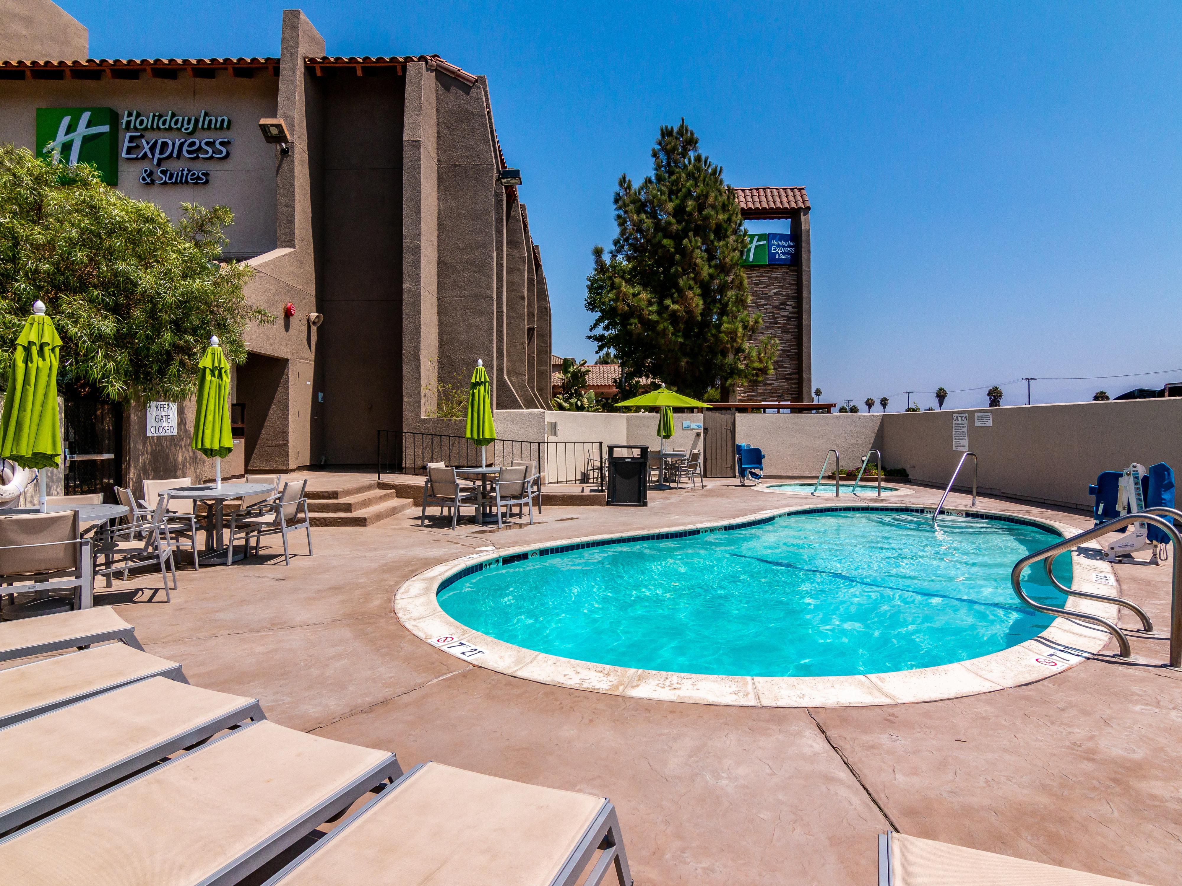 Float, relax, repeat. Spend the day poolside in our year-round heated pool. Stressful day? Our hot tub is the perfect place to unwind.