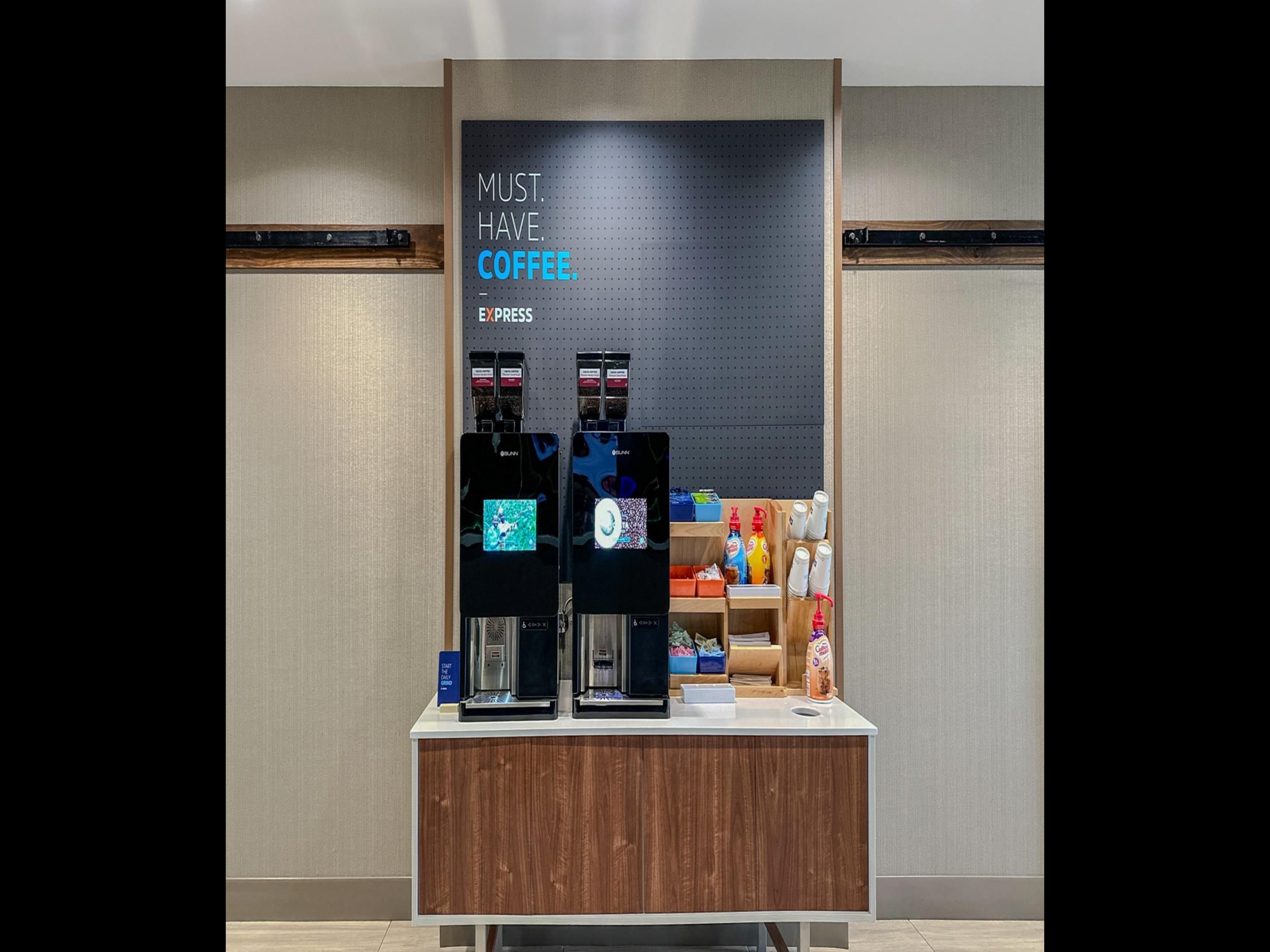 Savor the taste of freshly brewed coffee around the clock with our new bean-to-cup coffee machine, available 24/7 in the lobby. Elevate your stay with us and relish every sip of our exceptional coffee!