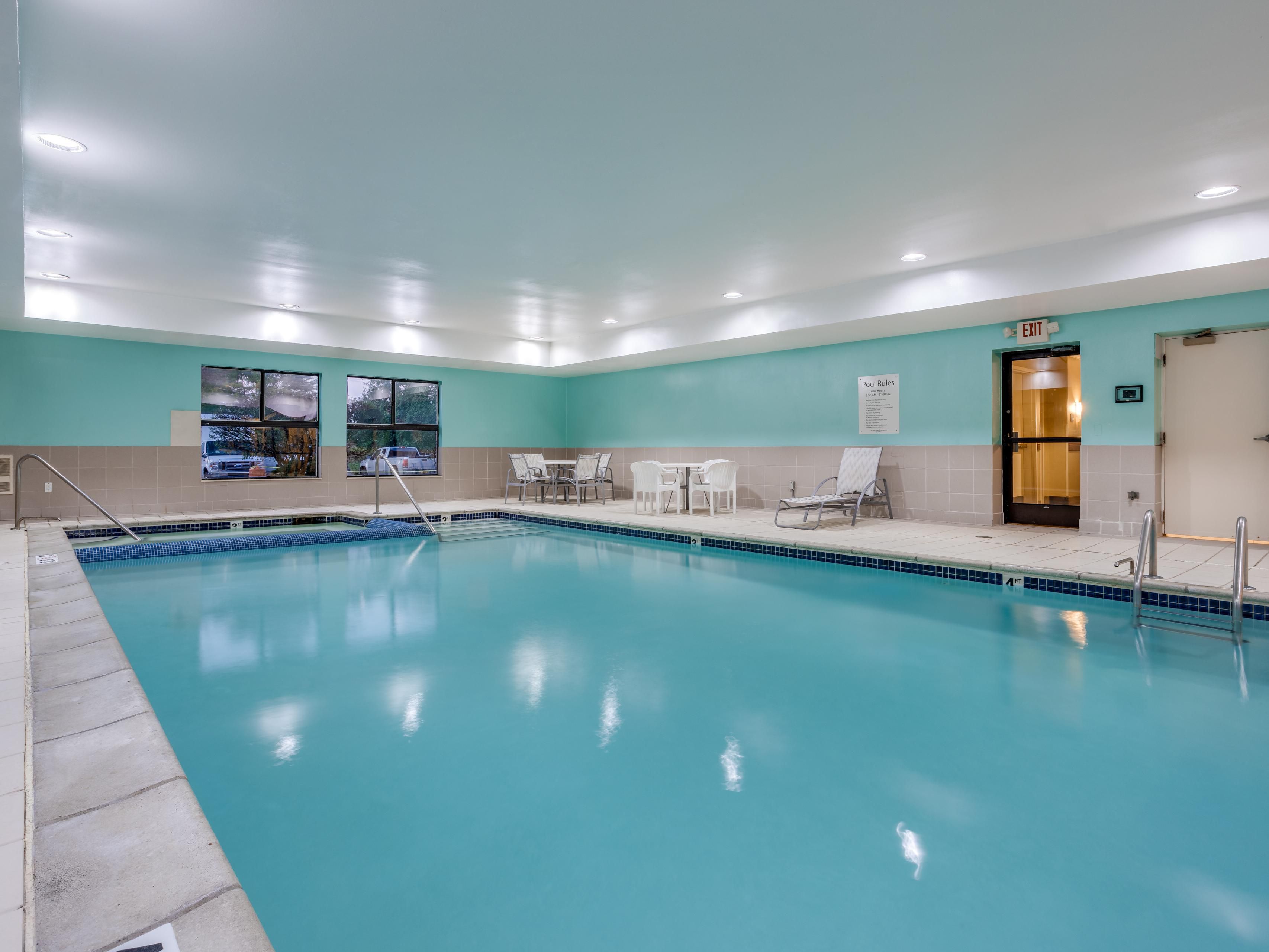 Our swimming pool is a perfect retreat for health and wellness.
