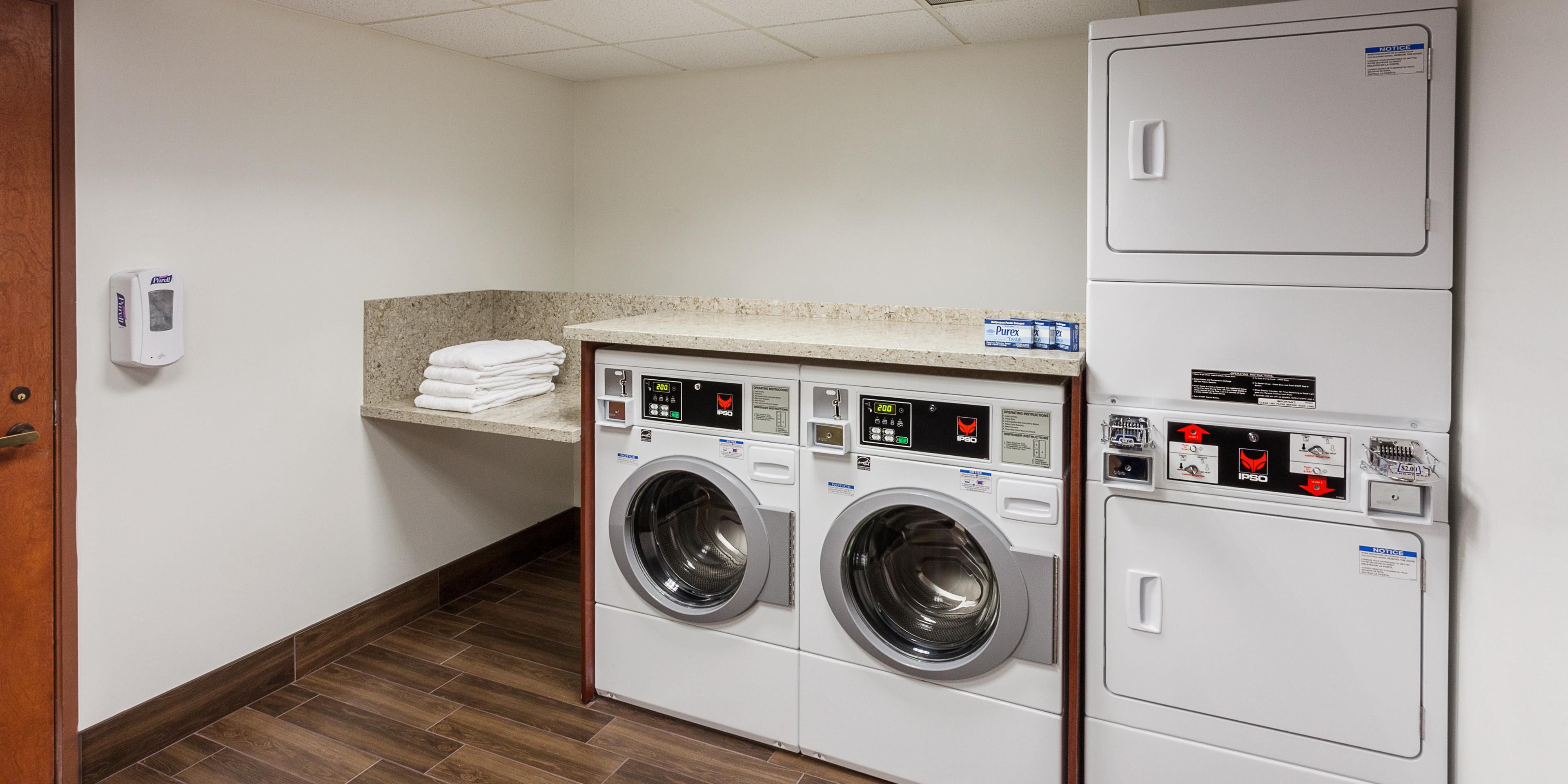 The Holiday Inn Express and Suites Carpinteria offers self-service, coin operated, guest laundry.