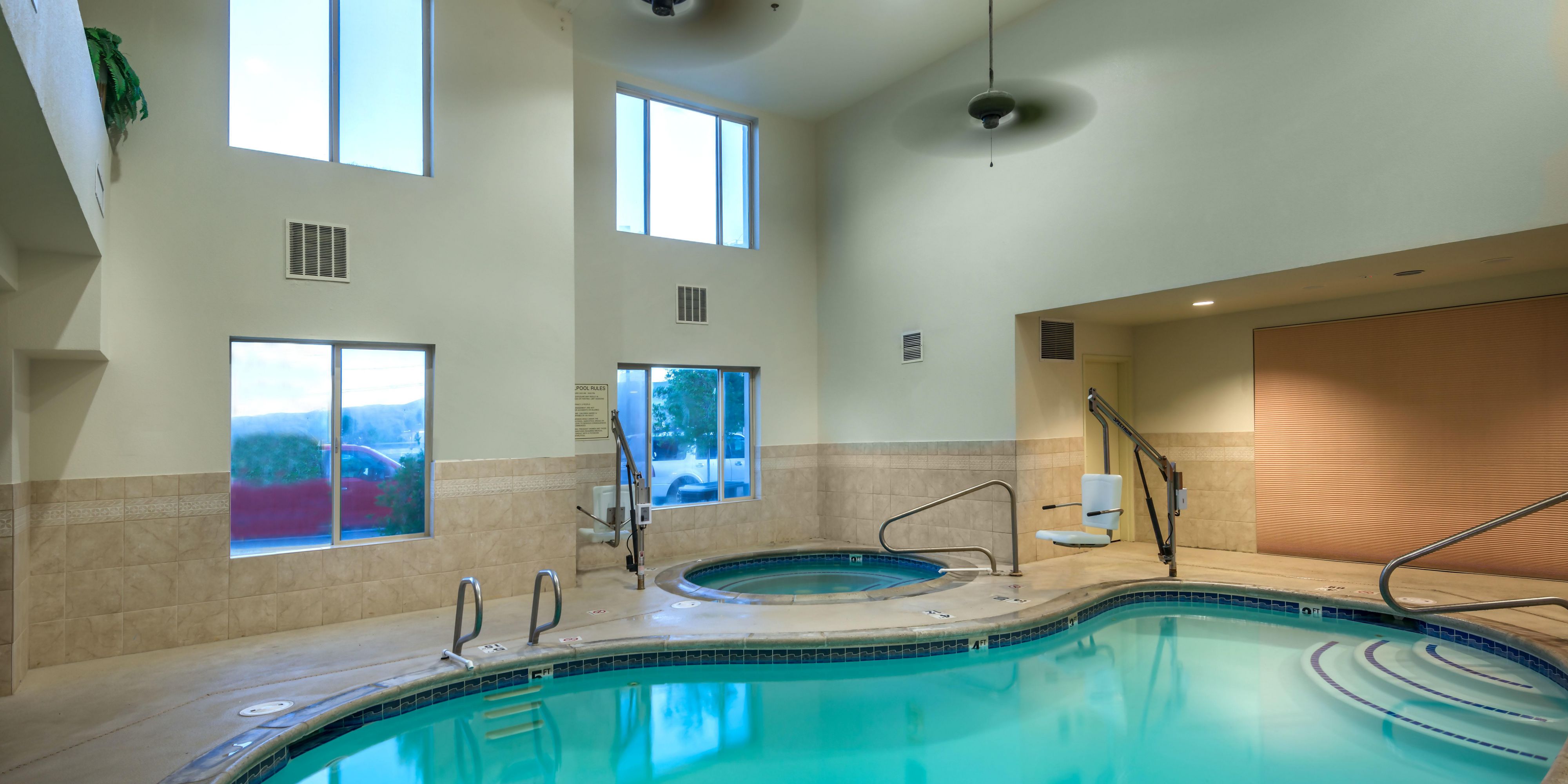 The Holiday Inn Express Carson City has an indoor pool  and whirlpool for your relaxation. 