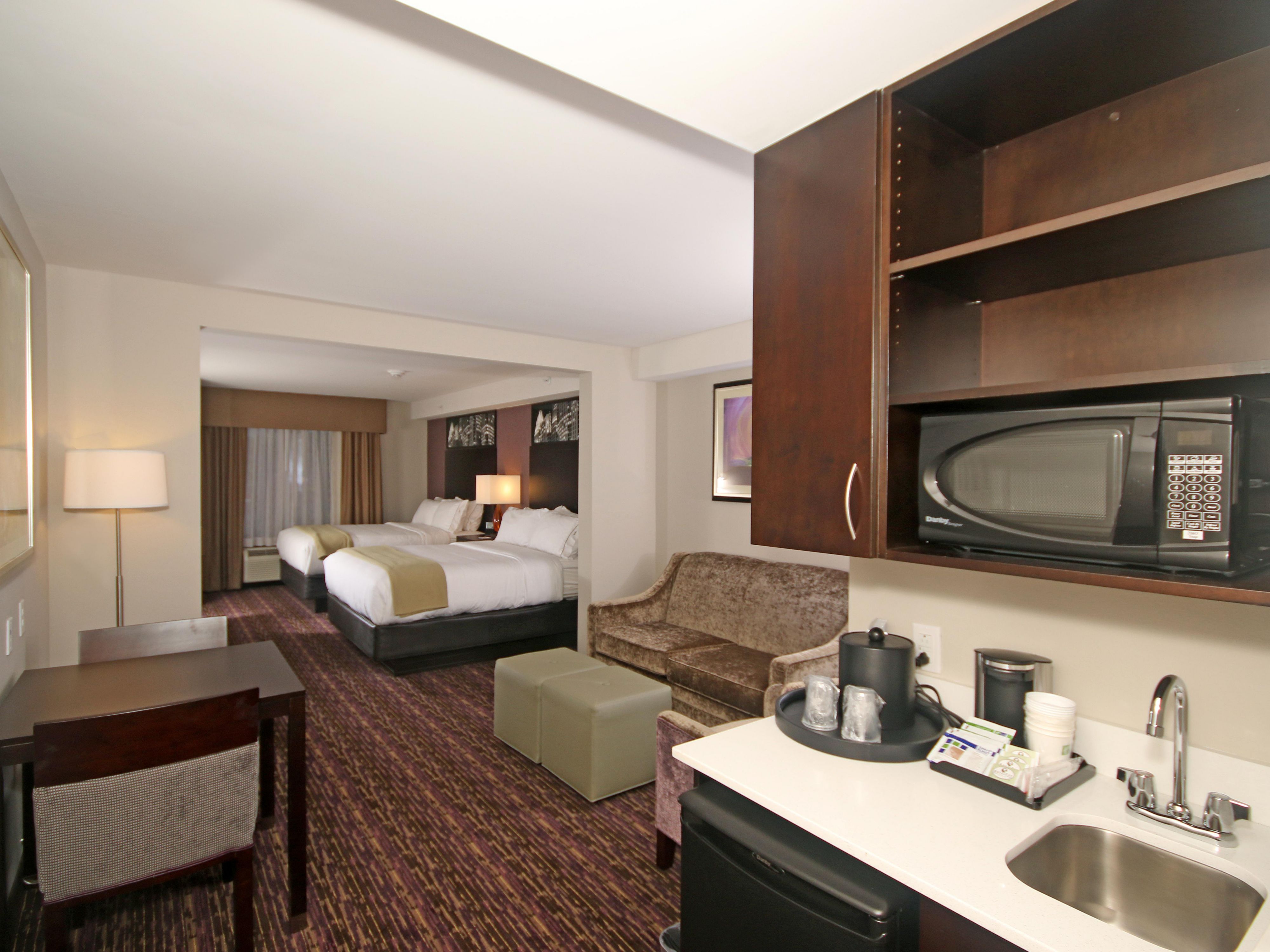 For extra space, book our suite.