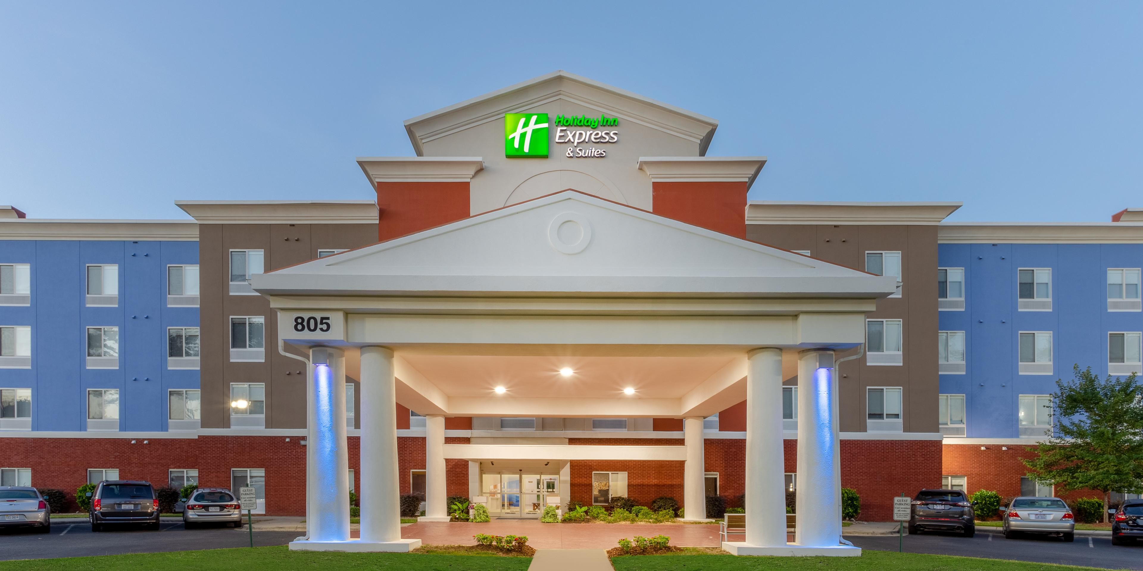 Our hotel is located about 12 minutes from campus.  