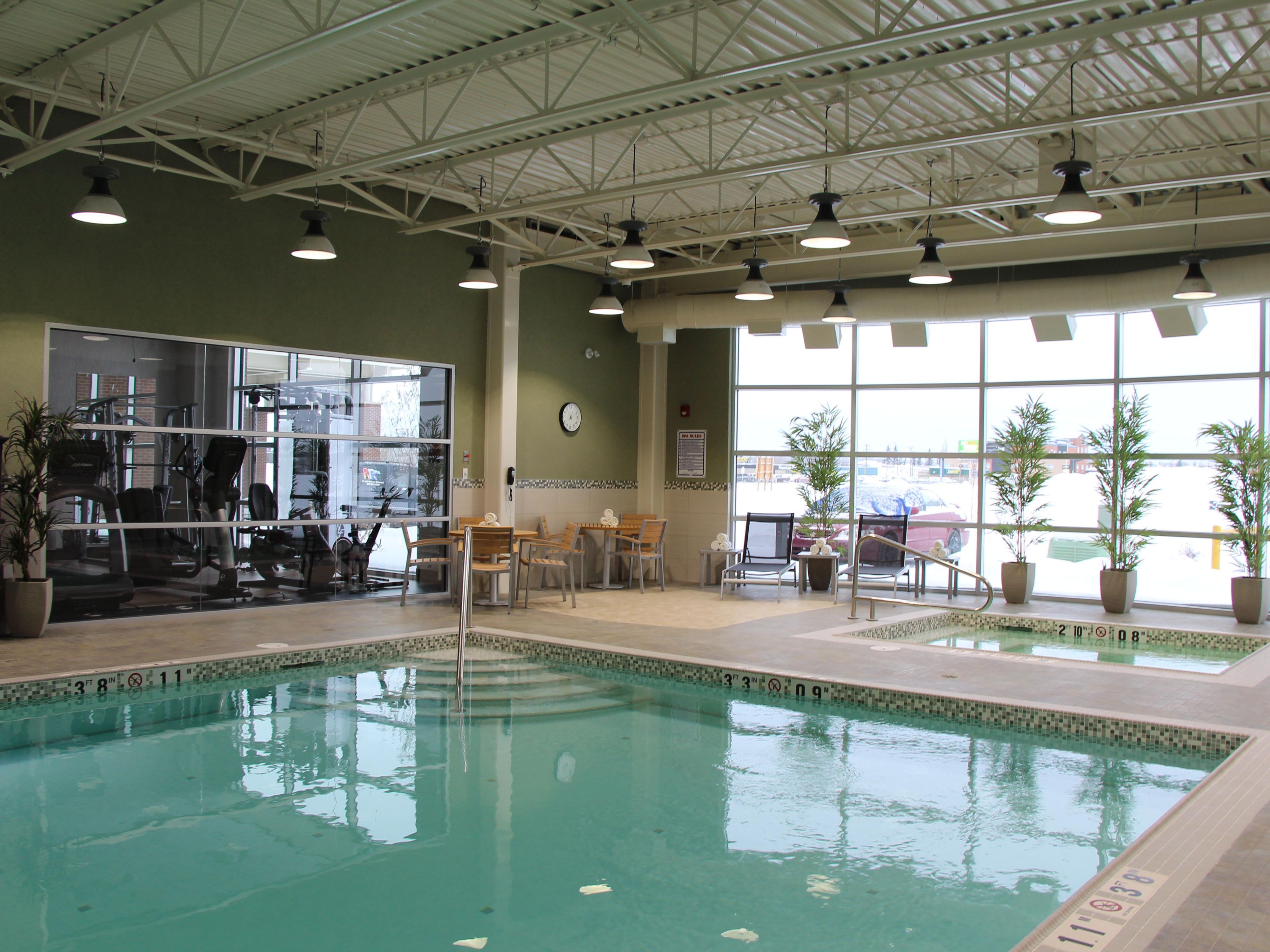 Have your next party in our pool and hot tub at our Cold Lake hote