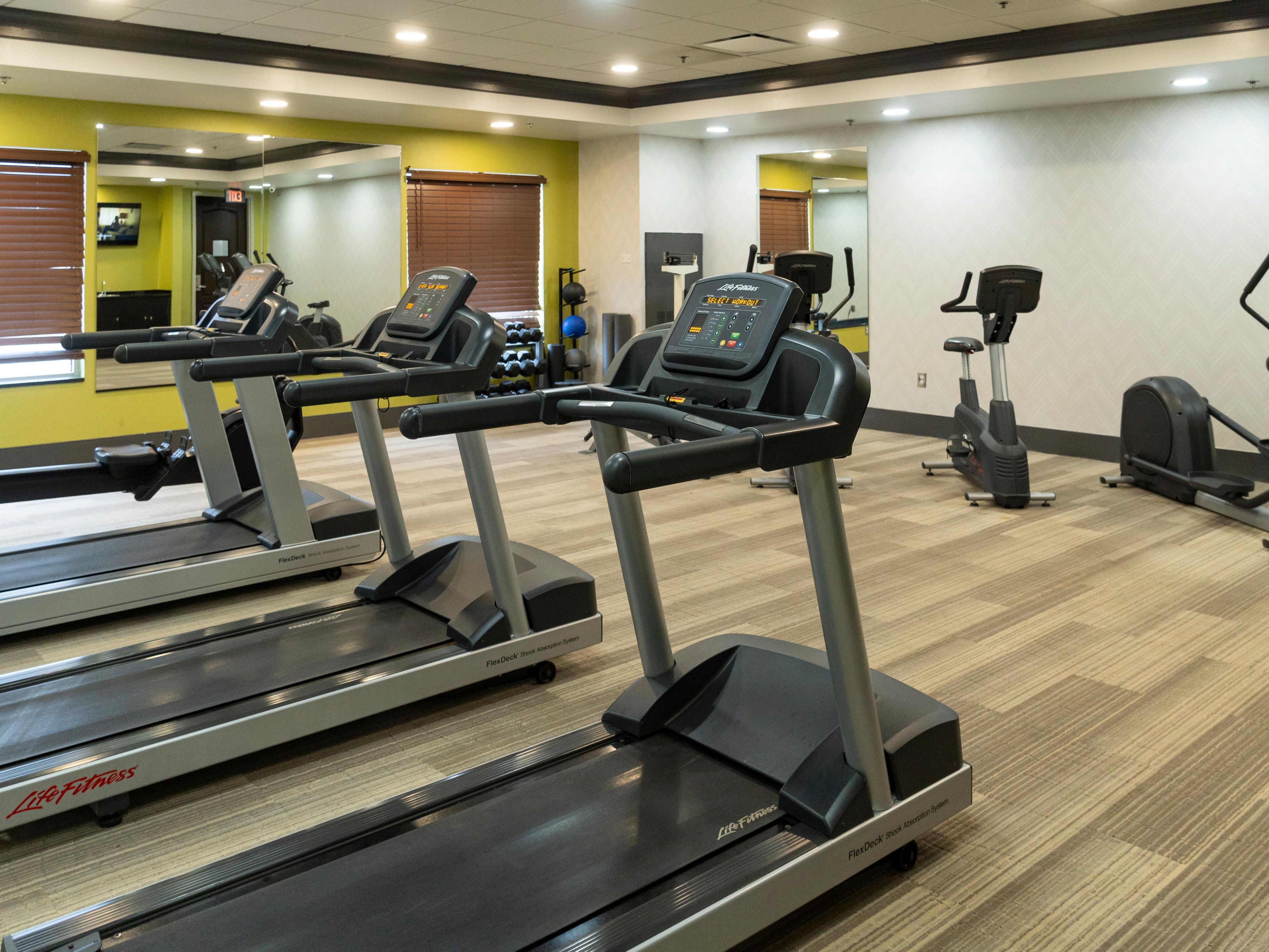 Holiday Inn Express Fort Jackson fitness room