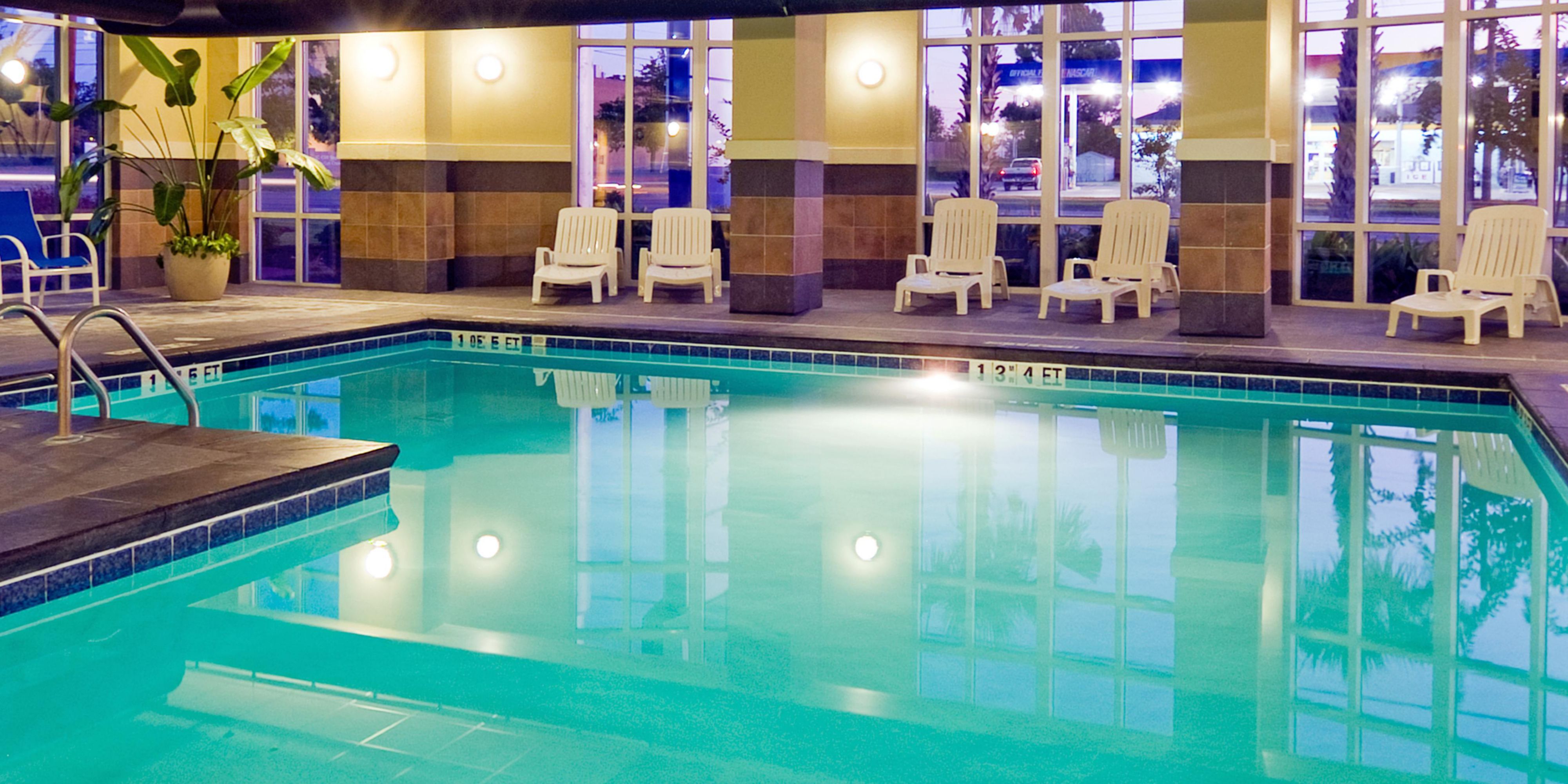 Enjoy relaxing in our indoor heated pool while the children have a splash. 