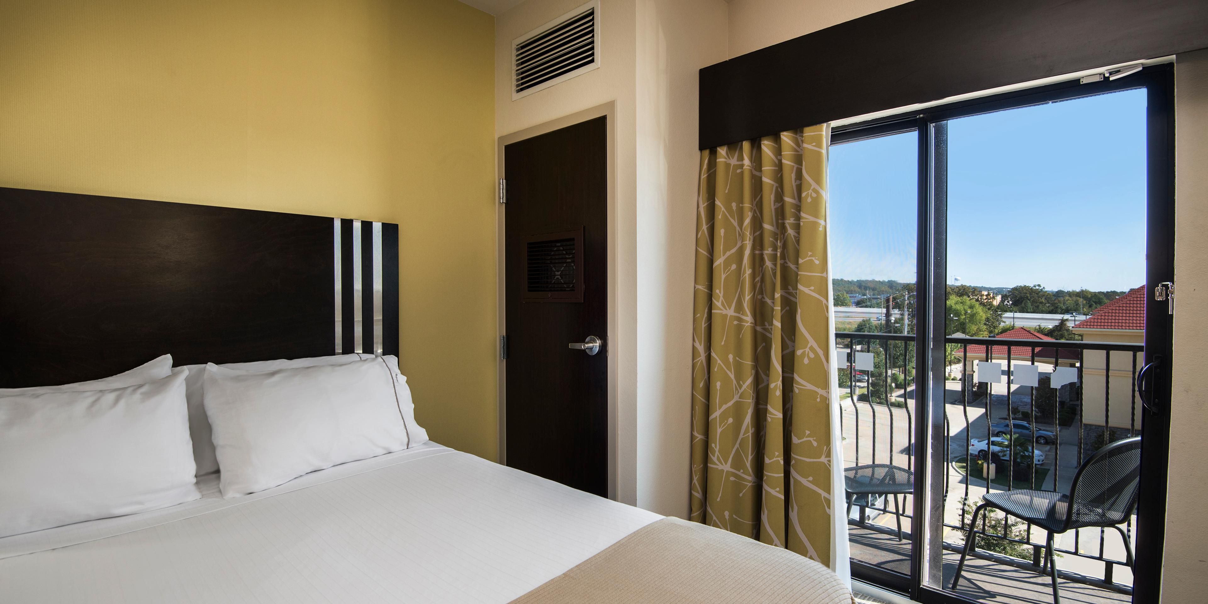 Start your morning off with a cup of fresh coffee while you read your USA Today on your private balcony.  Or end your day watching the sunset or reading your favorite book.  