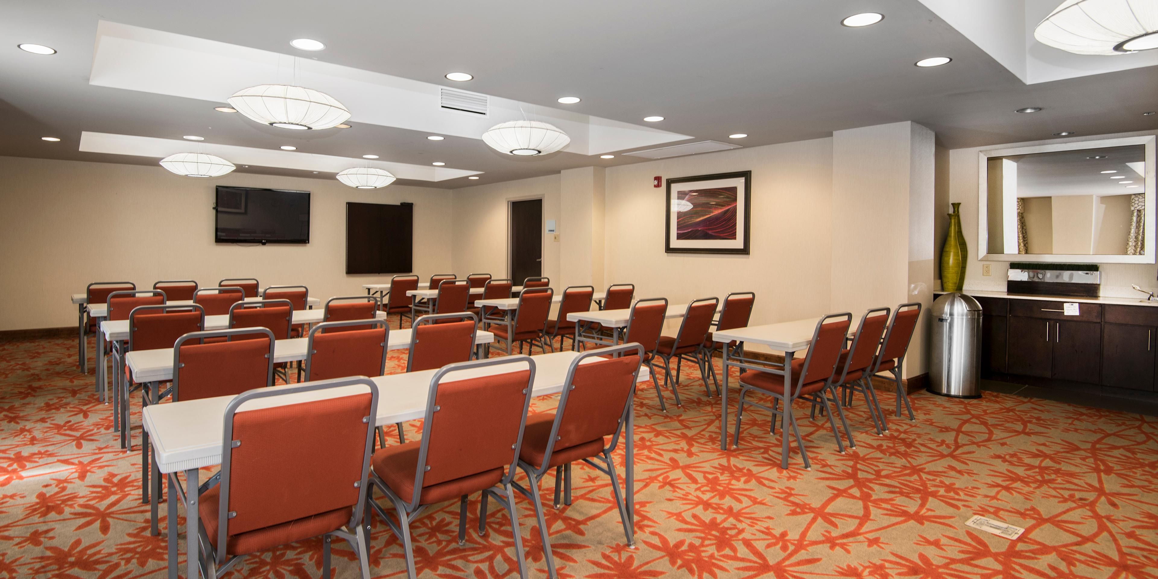 Our staff is ready to help you plan your next meeting in our comfortable meeting space.  We can accommodate meetings from 2 - 40 people.  Some audio visual equipment available.  