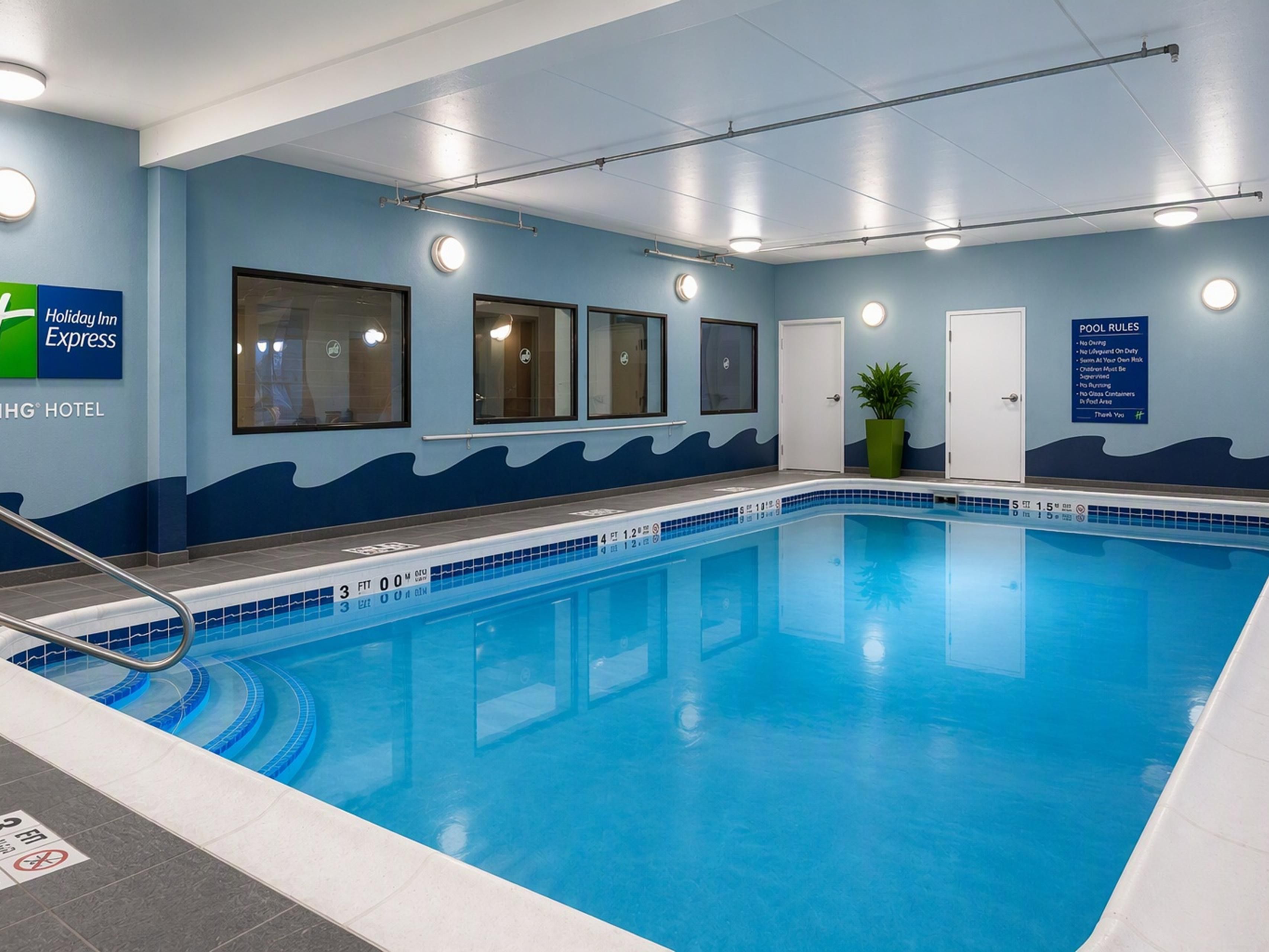 Travelers will enjoy our indoor pool year round