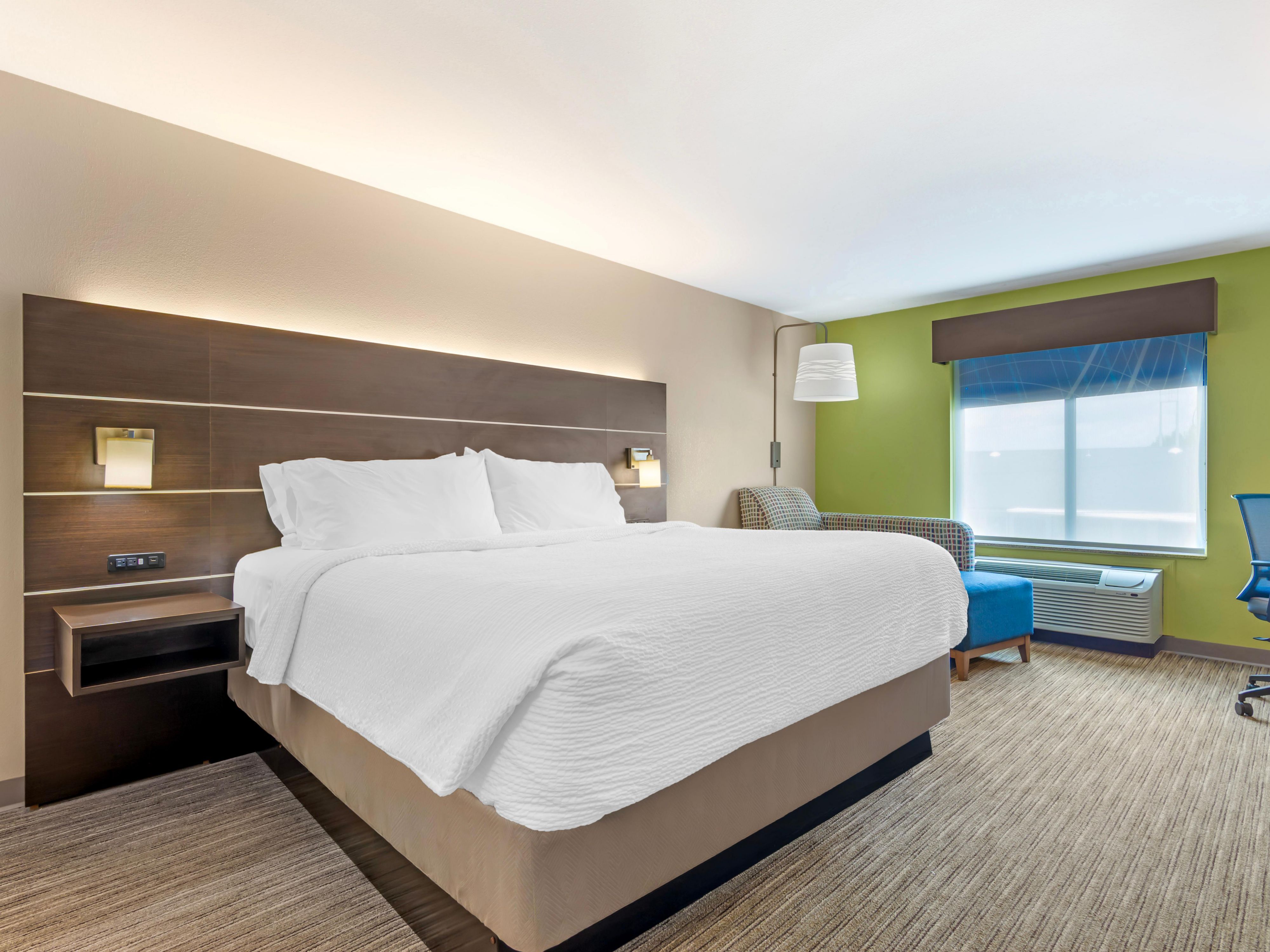 bed wall view