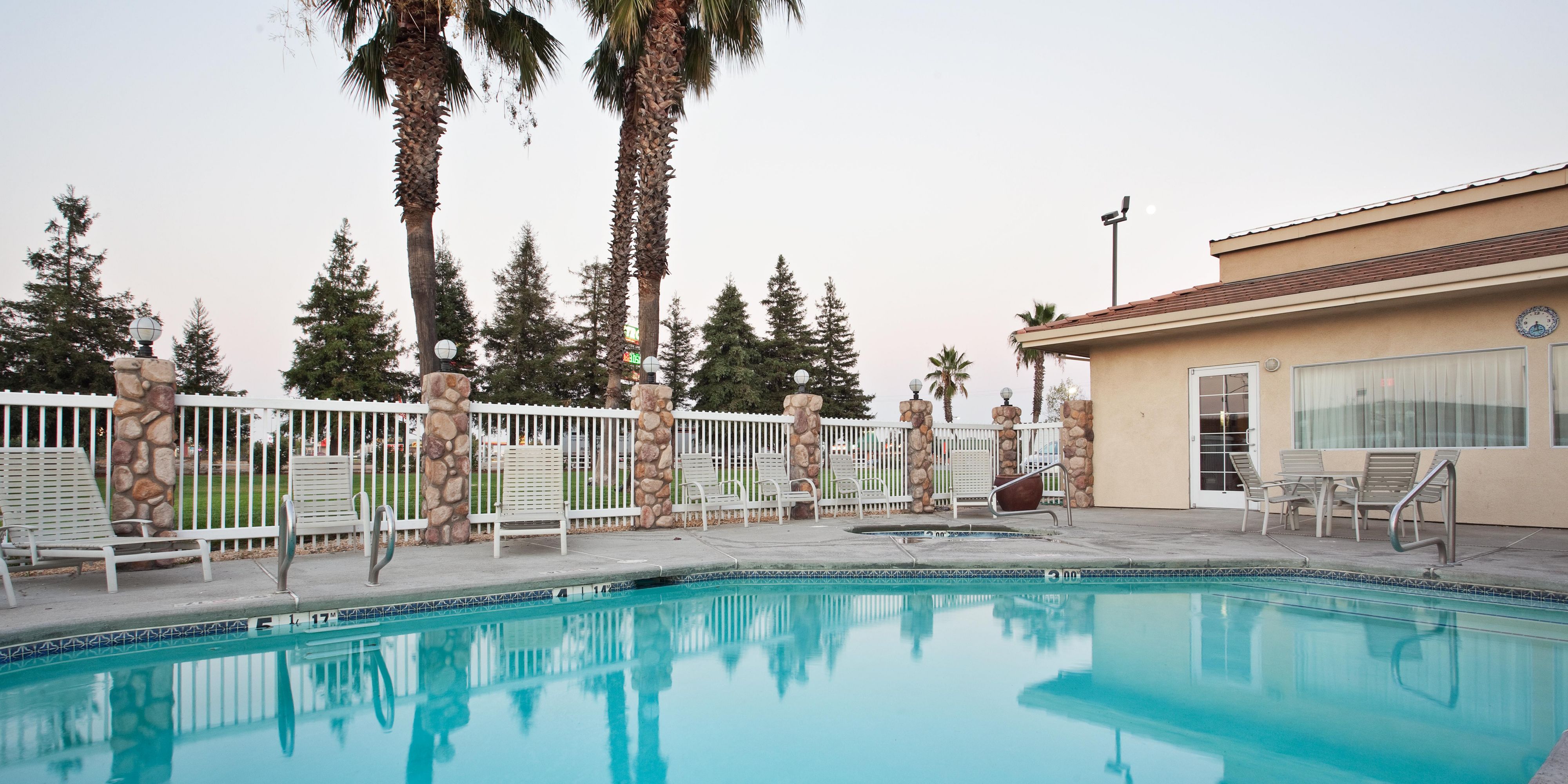 Take a dip in our heated outdoor pool - Open year round!