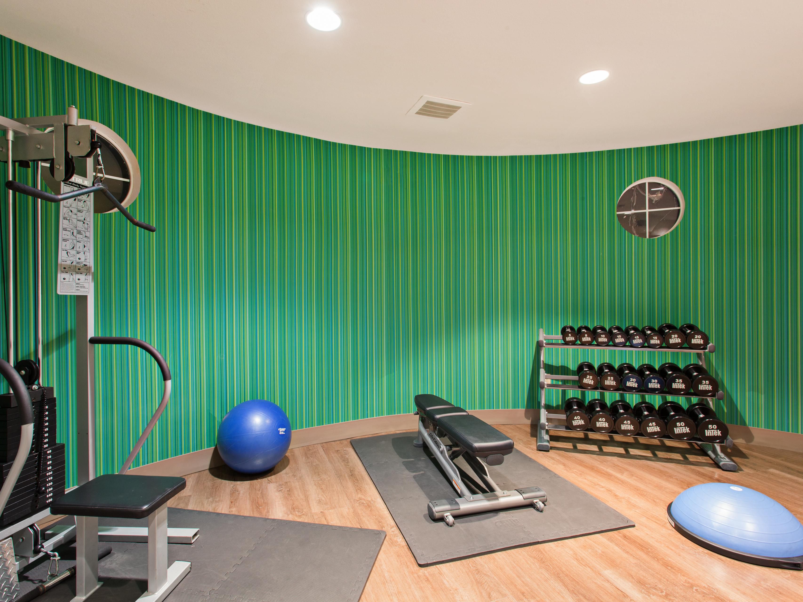 Get energized in our 24-hour fully equipped Fitness Center.