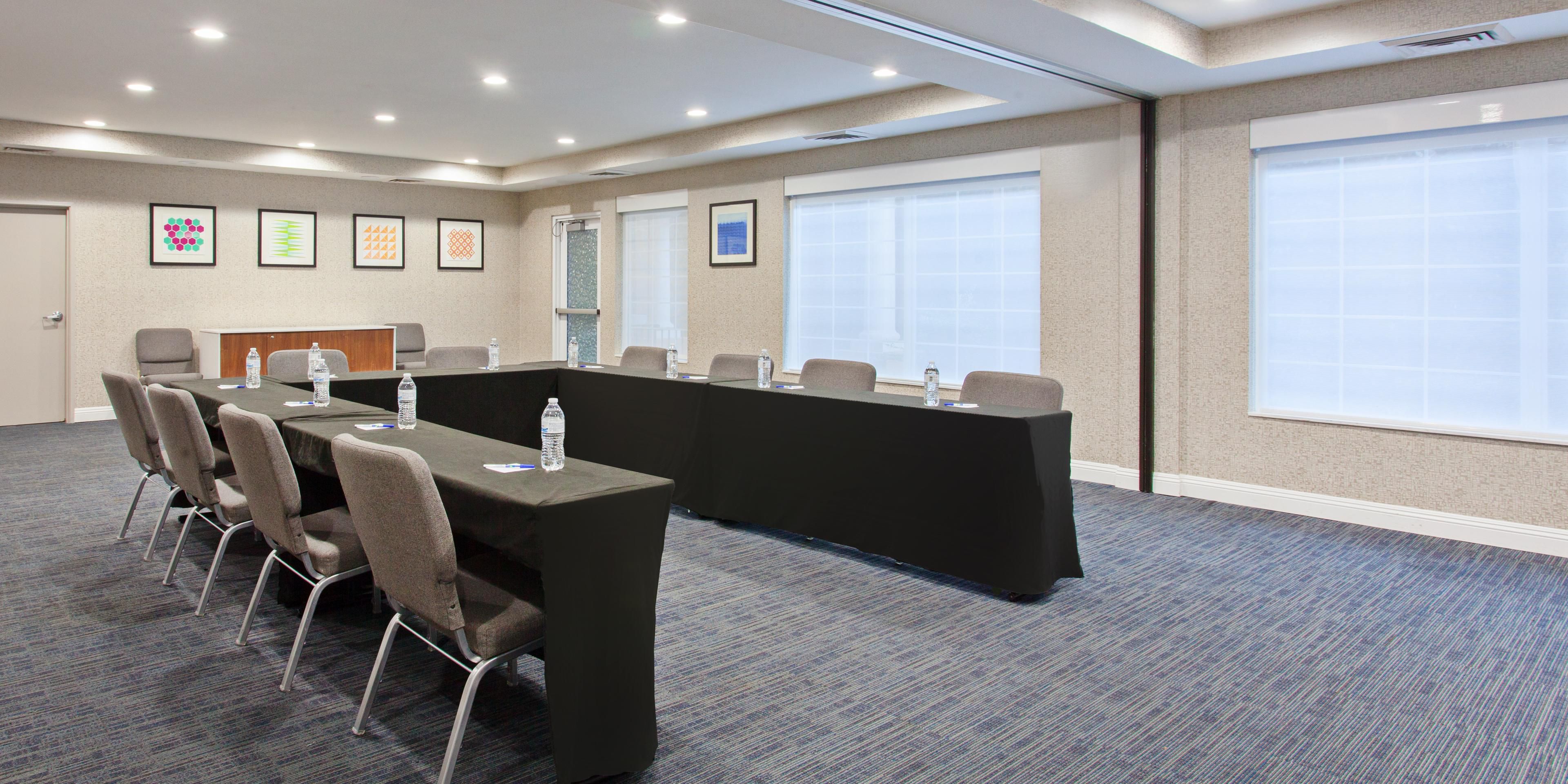 We can accommodate small groups of approximately 60 people. Contact us for more information. 