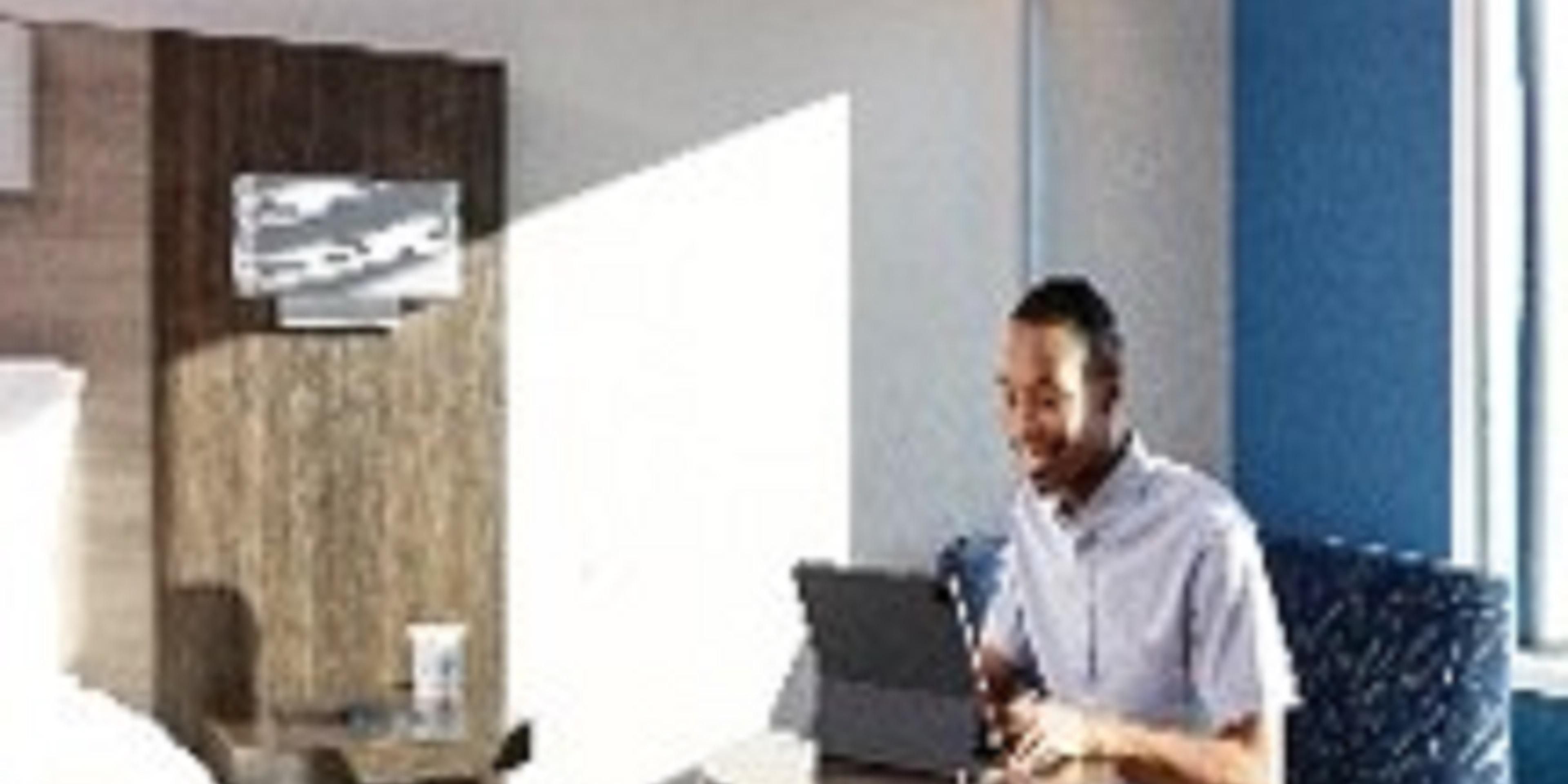 Enjoy all the essentials you need to make your stay productive, including fast, free Wi-Fi and plentiful charging stations. 
