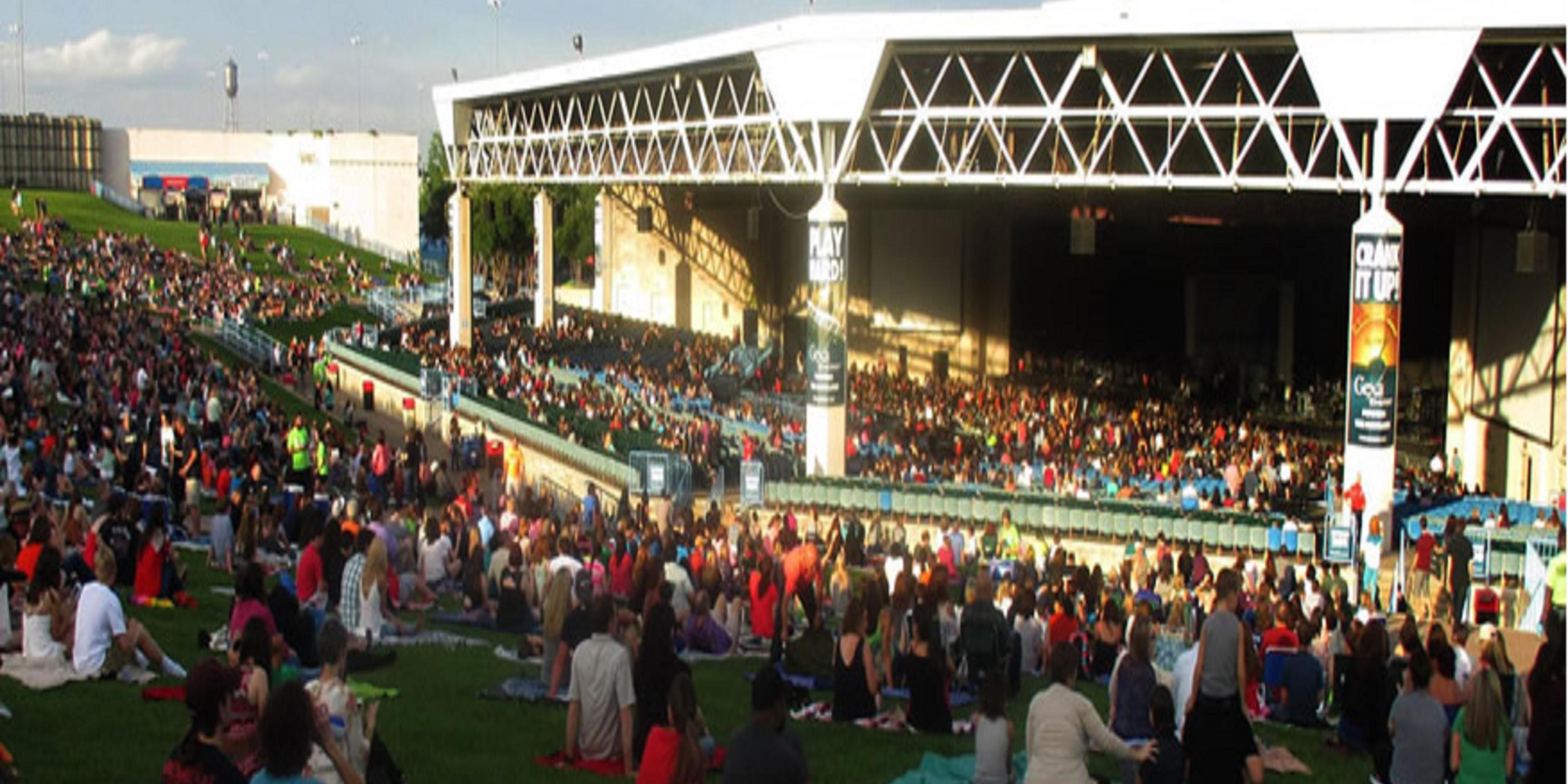 Jam out at your favorite artist's concert in this outdoor amphitheatre which provides ample seating and a lawn you can sit or dance in. 
