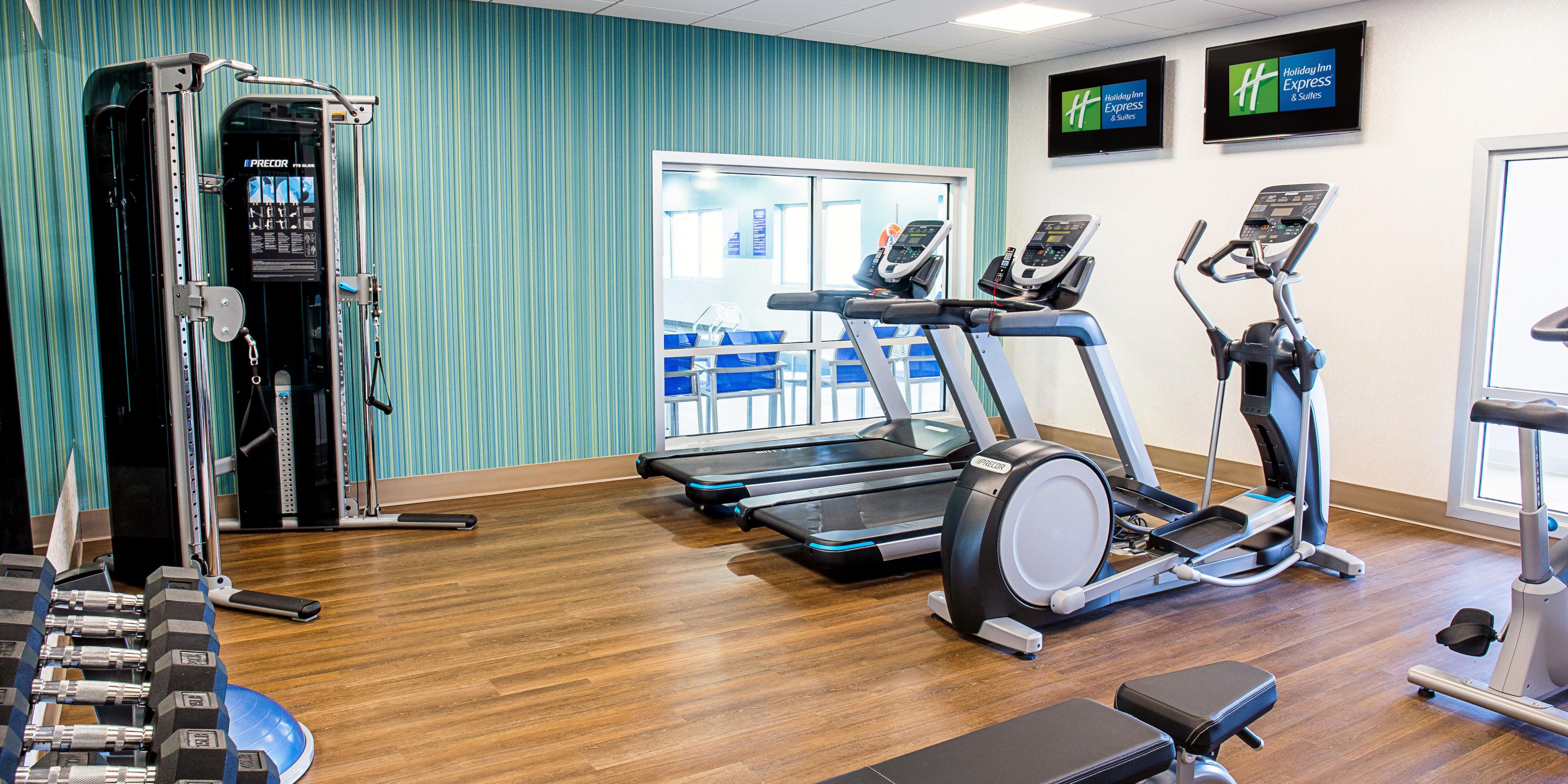 Our Fitness Centre has two treadmills, elliptical, bike, a multi-functional trainer and free weights.