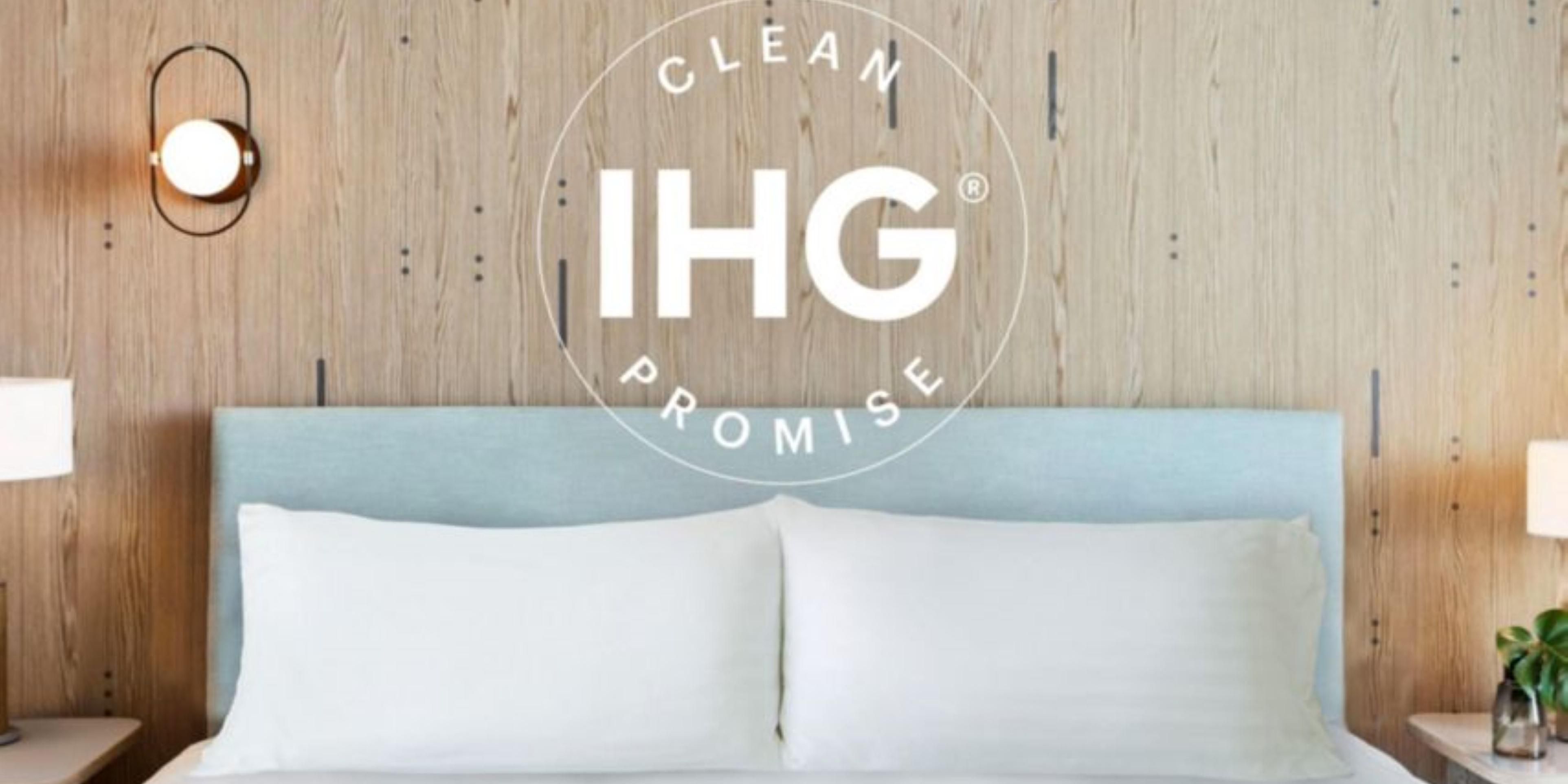 Good isn’t good enough – we’re committed to high levels of cleanliness. That means clean, well maintained, clutter free rooms that meet our standards. If this isn’t what you find when you check-in then we promise to make it right.