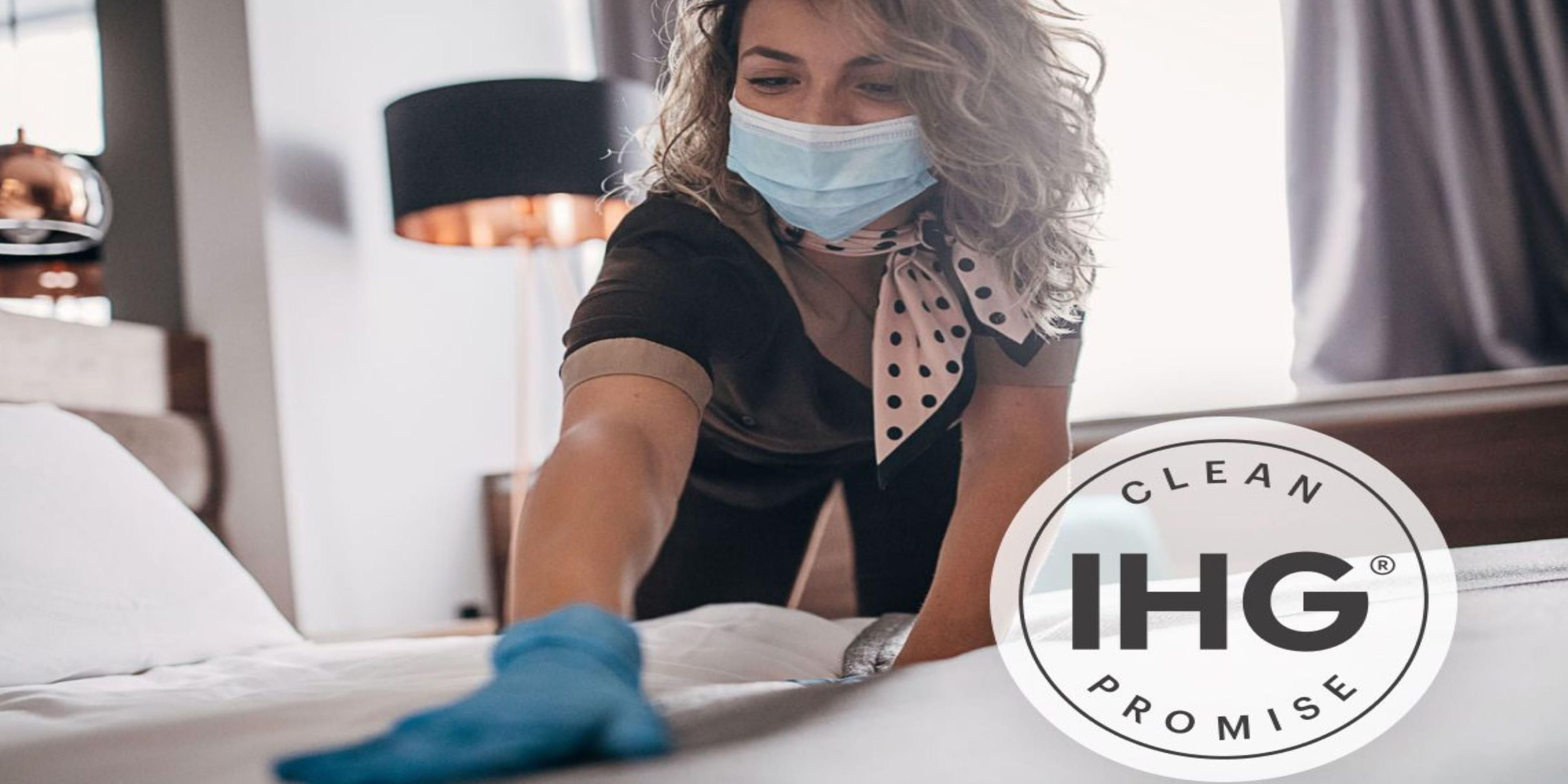 Travel with Peace of Mind. IHG Way of Clean is a robust, 360-degree cleanliness response program providing a comprehensive set of tools, training and equipment to ensure your safety. Join us in wishing that 2021 is a year of Health, Happiness, and HOPE!