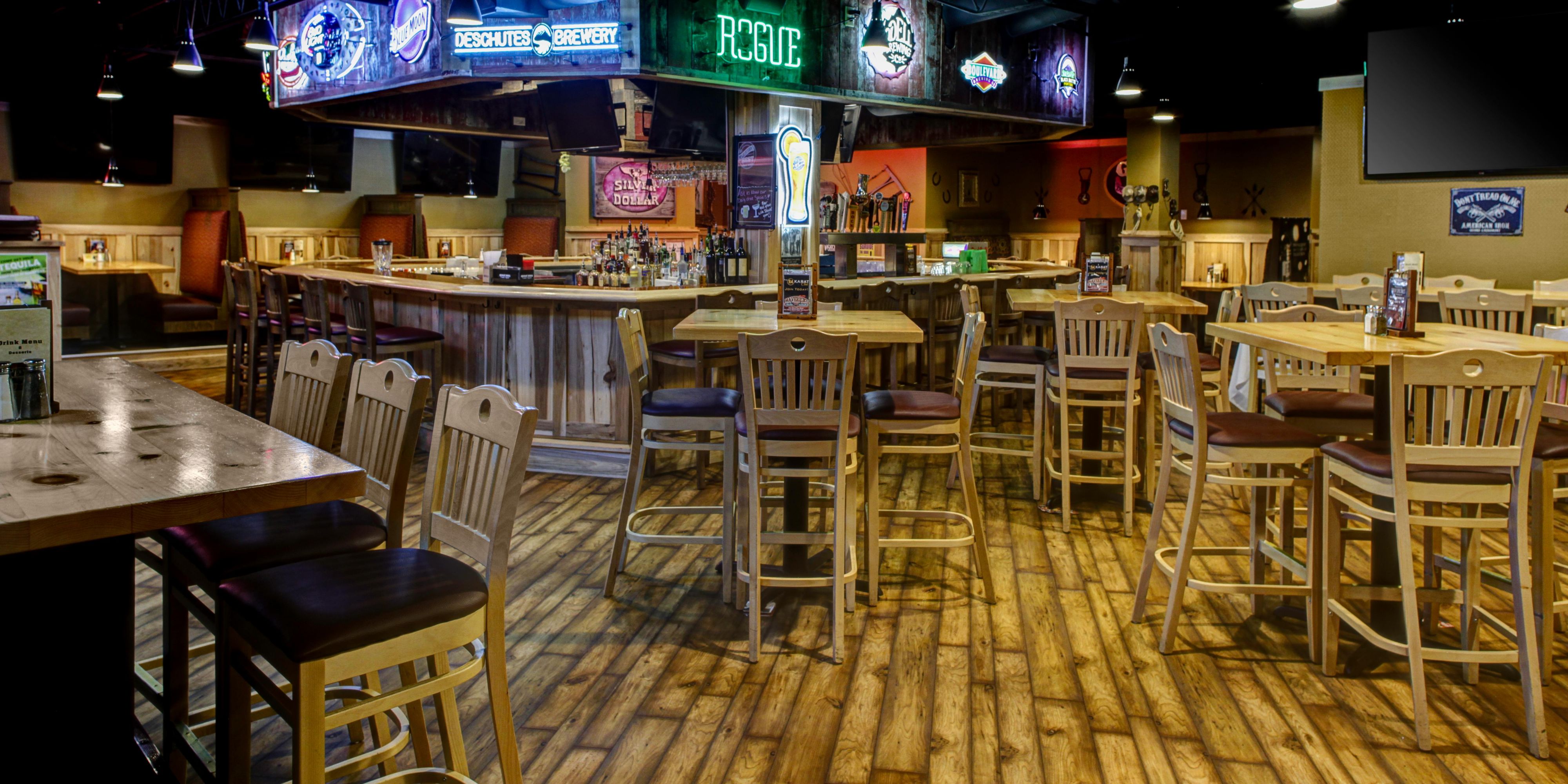 Continue to enjoy all the action of Downtown Deadwood, as you venture across the street to the Gold Dust Casino & Mavericks Steak and Cocktails. This casino offers the newest slot machines alongside old favorites. In addition, Mavericks Steak and Cocktails is right above, enjoy the freshest food and drinks in an exciting & comfortable atmosphere.