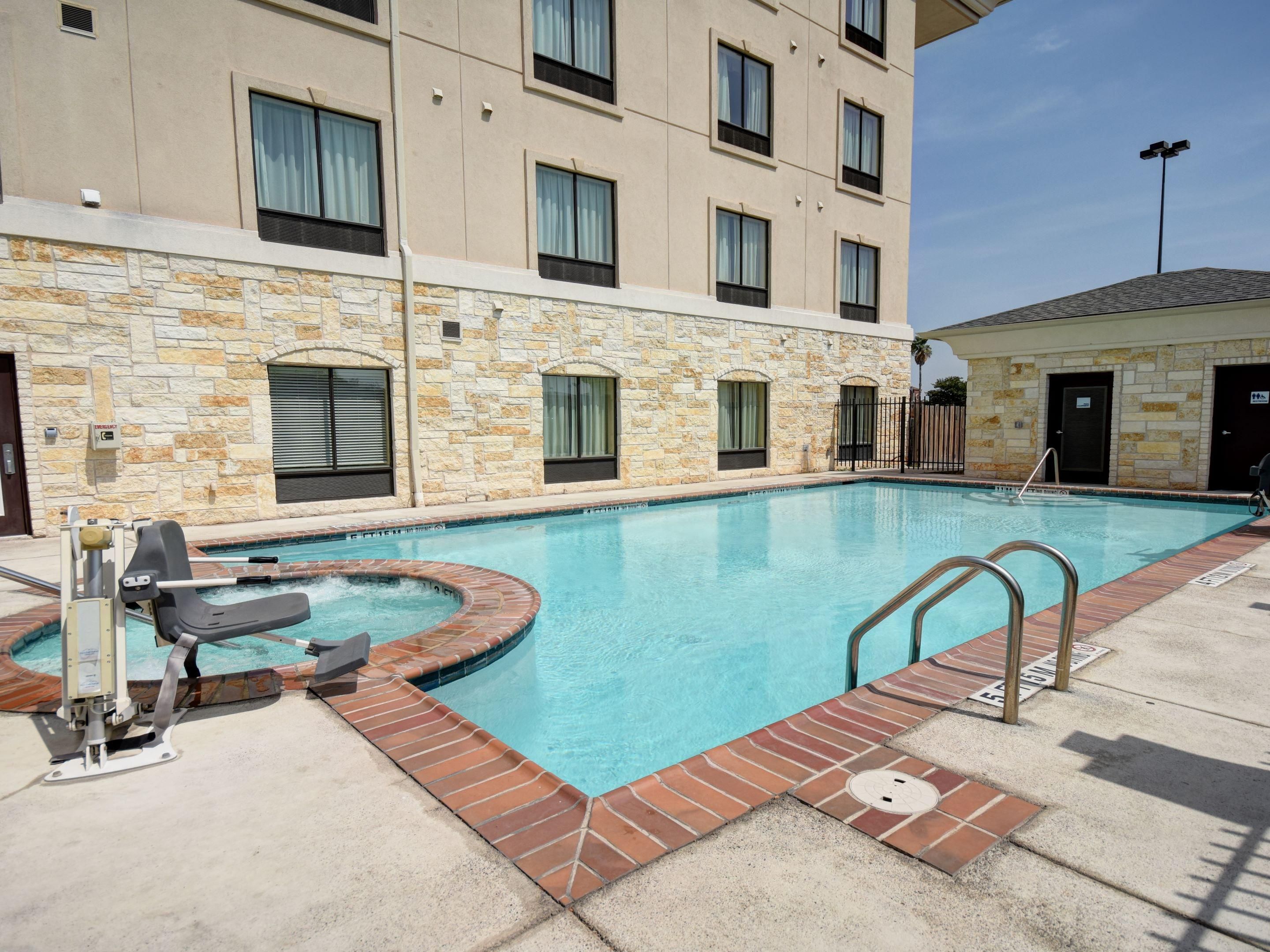 Get energized during your stay at our 24-hour fitness center with state-of-the-art equipment. Unwind and soak up the sun at our outdoor pool and whirlpool, open from 10:00 AM to 10:00 PM daily. Whether you're looking to maintain your workout routine or relax after a long day of exploring, we provide the perfect spaces to renew both body and mind.