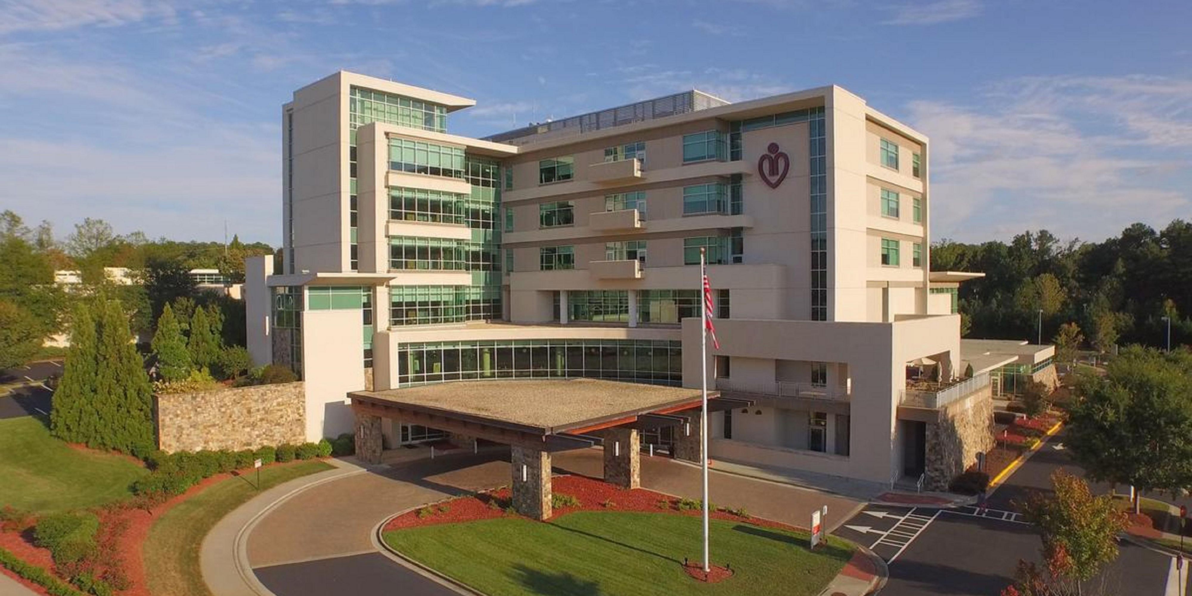 Northside Hospital is a network of hospitals and medical facilities in the Atlanta metropolitan area. Its specialties include oncology, gynecology, neurology, orthopedic surgery and gastroenterology. Less than 5 miles from the hotel. 