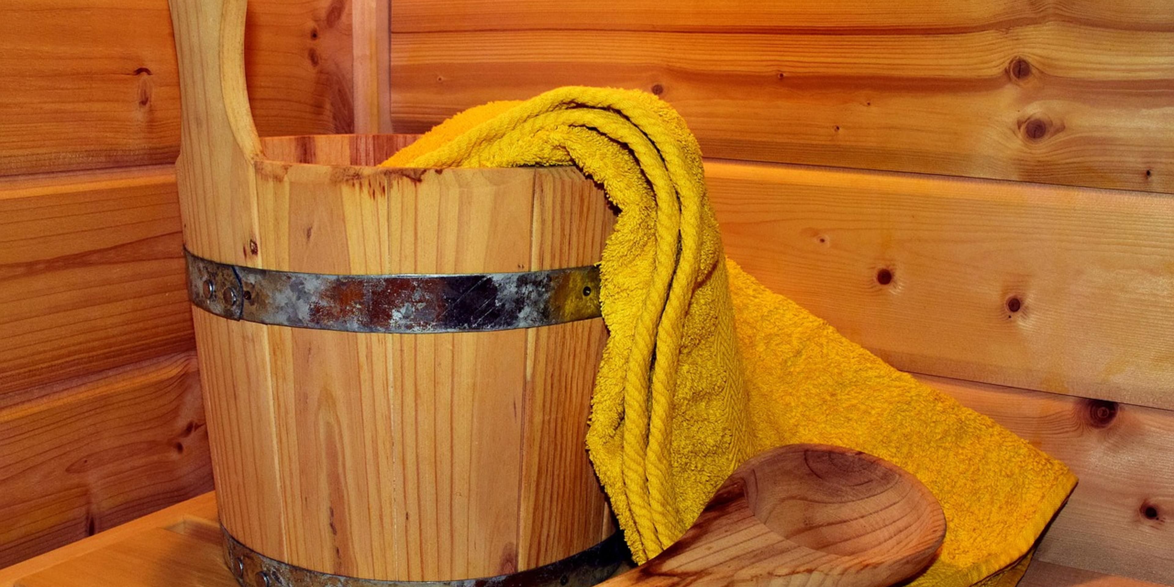 Relax in the sauna at the end of the day, or after a swim in our indoor pool.  The perfect way to end the day!