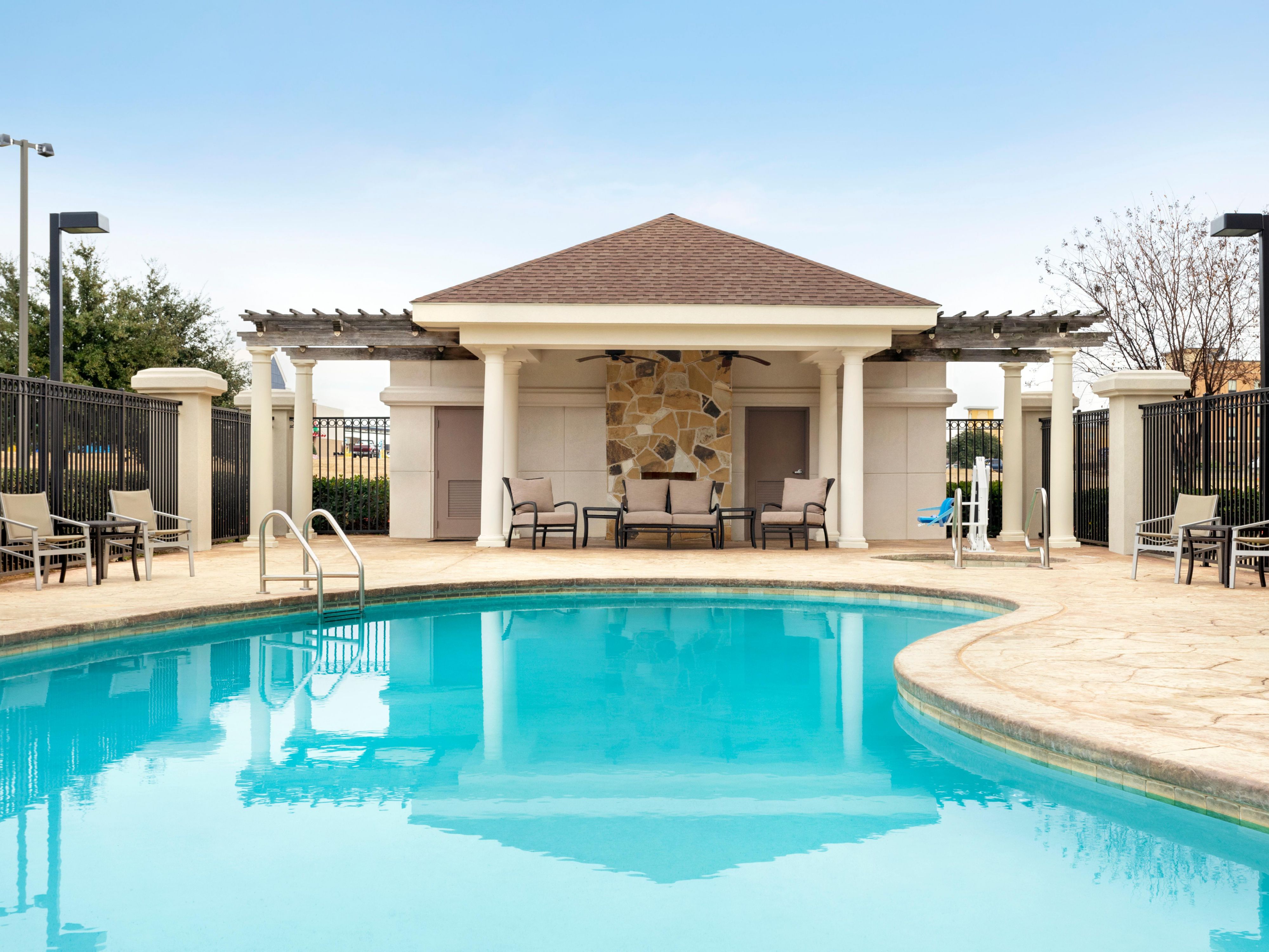 Our swimming pool is a perfect retreat for health and wellness.