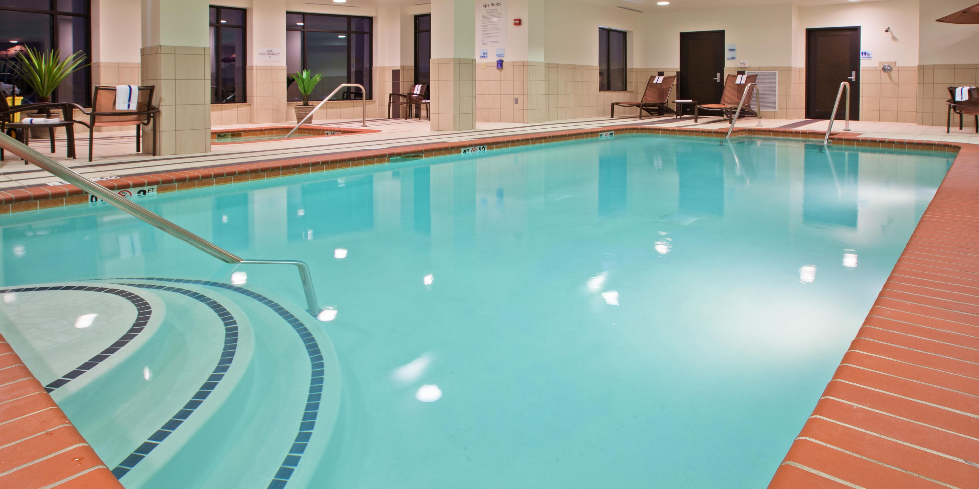 Come relax in our hot tub or splash around in our heated pool!