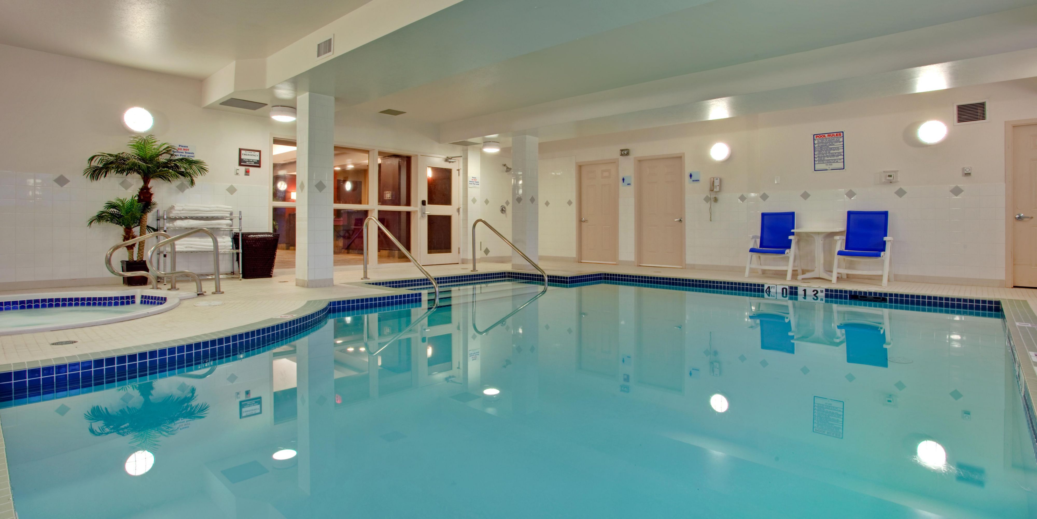 Fun for the entire family!  Enjoy our heated, indoor pool & hot tub during your next stay.