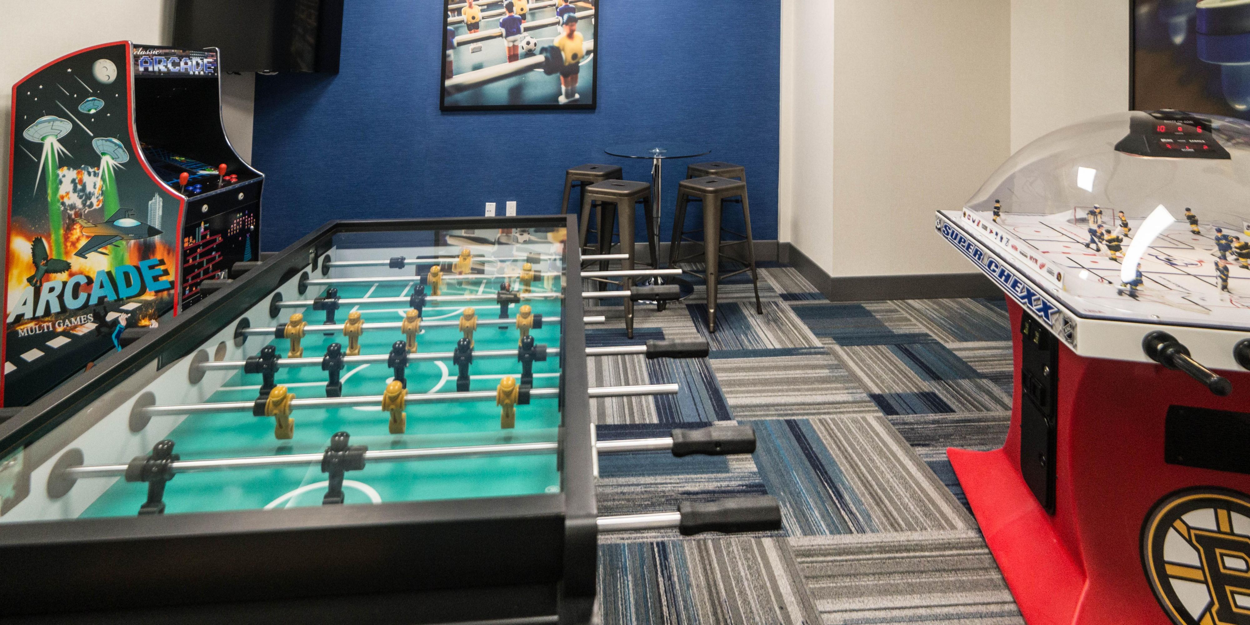 Our Games Room is always a hit for the family. This little feature is always sure to leave an impression! 