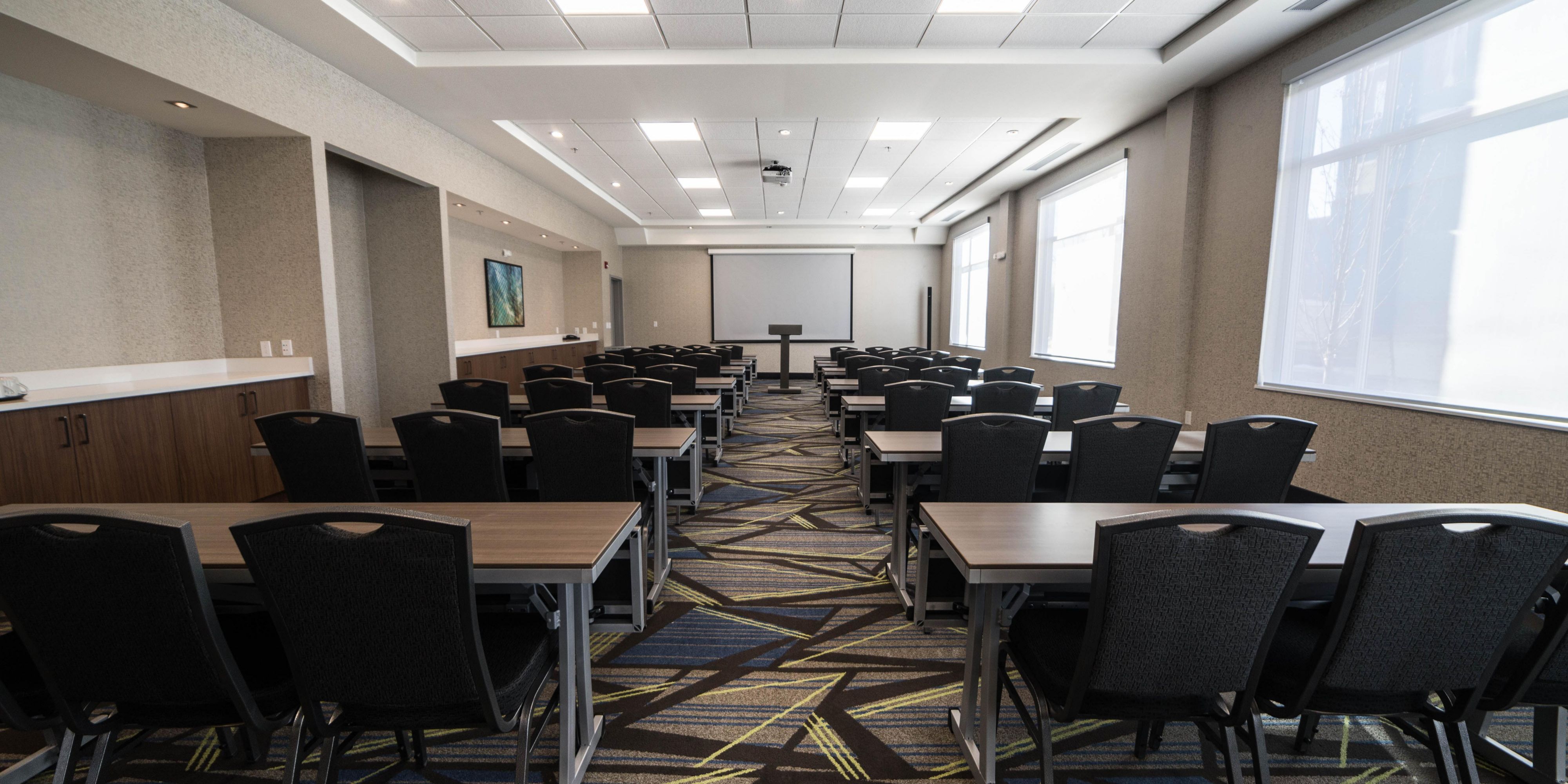Inquire about our Meeting and Event options. Flexible space and catering options are available. 