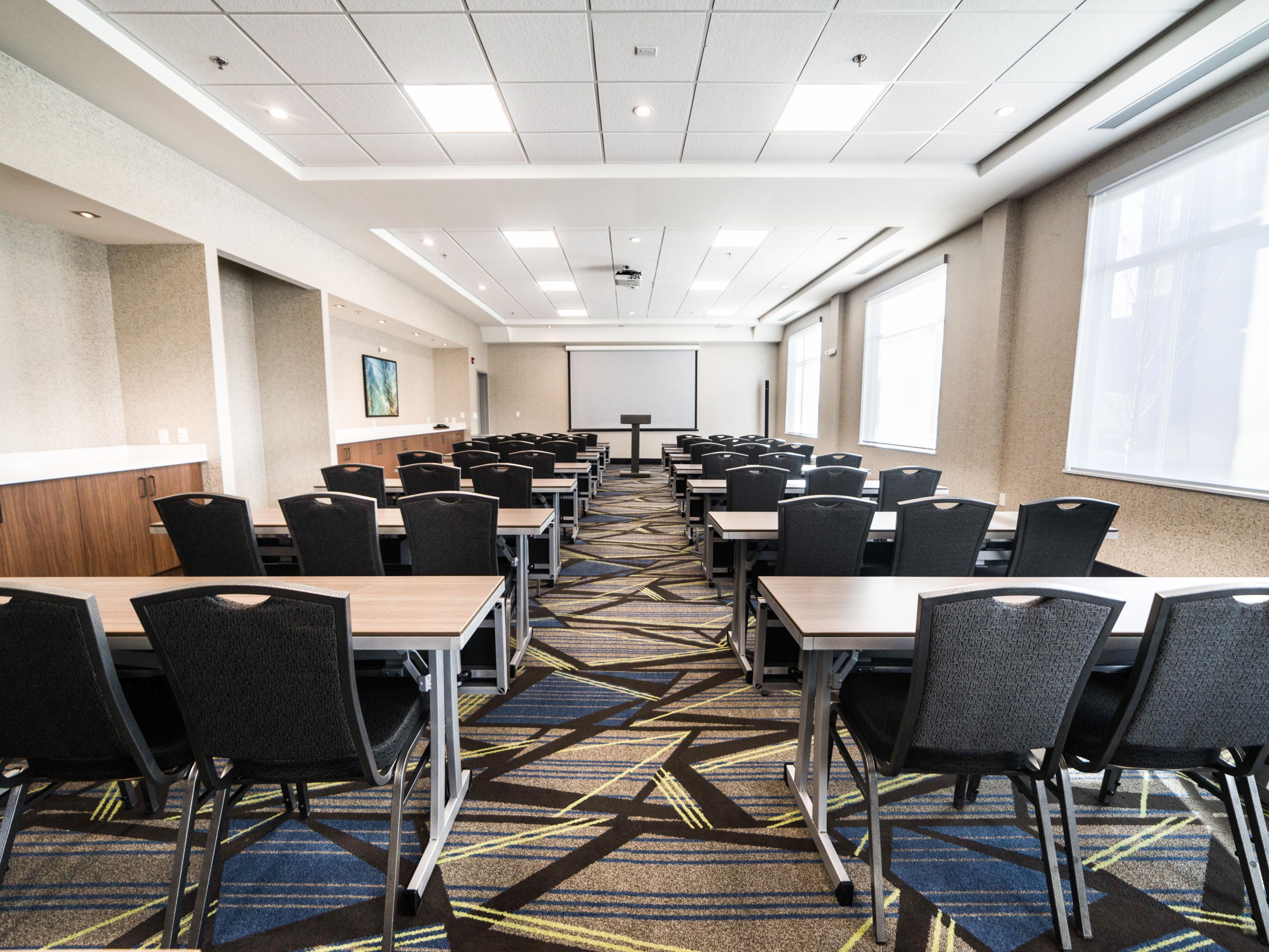Inquire about our Meetings and Events options. Flexible space and catering options are available.