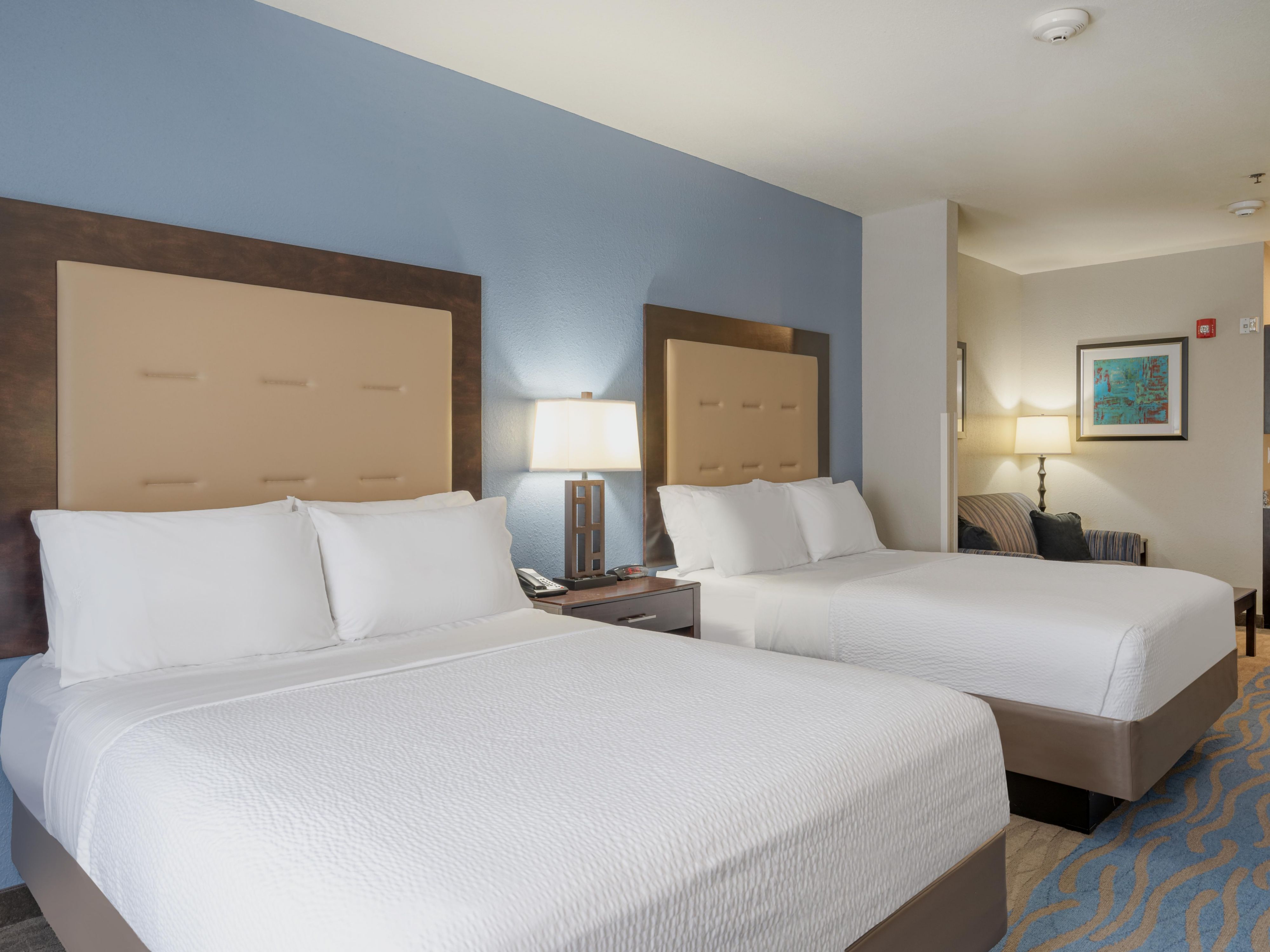 Queen Suites provide room for your whole family to stretch out.