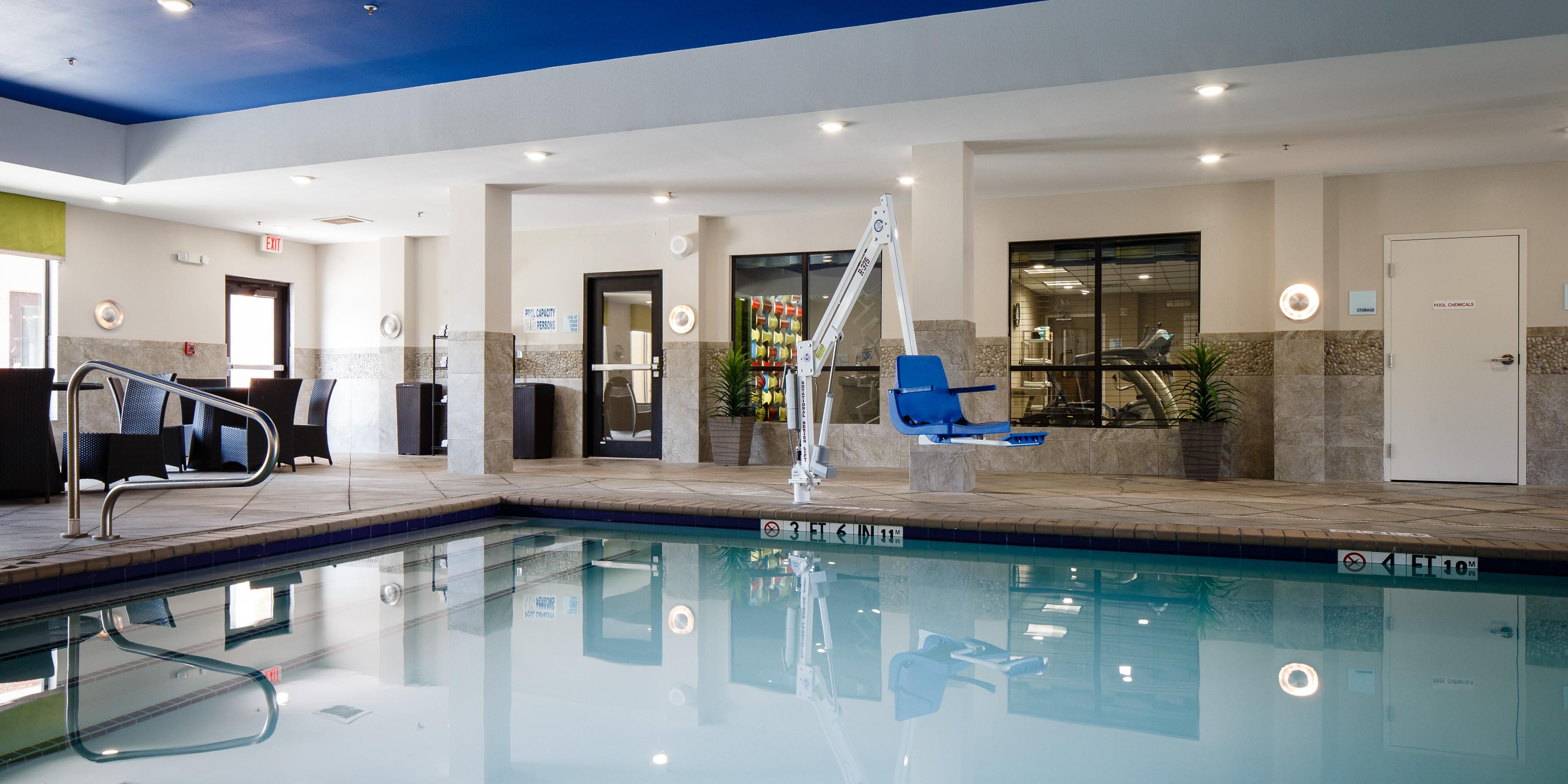 Doesn't matter if it's 115 degrees or 5 below 0, we've got you covered! Hop into our indoor pool year around to exercise, have fun with the family or just relax.
