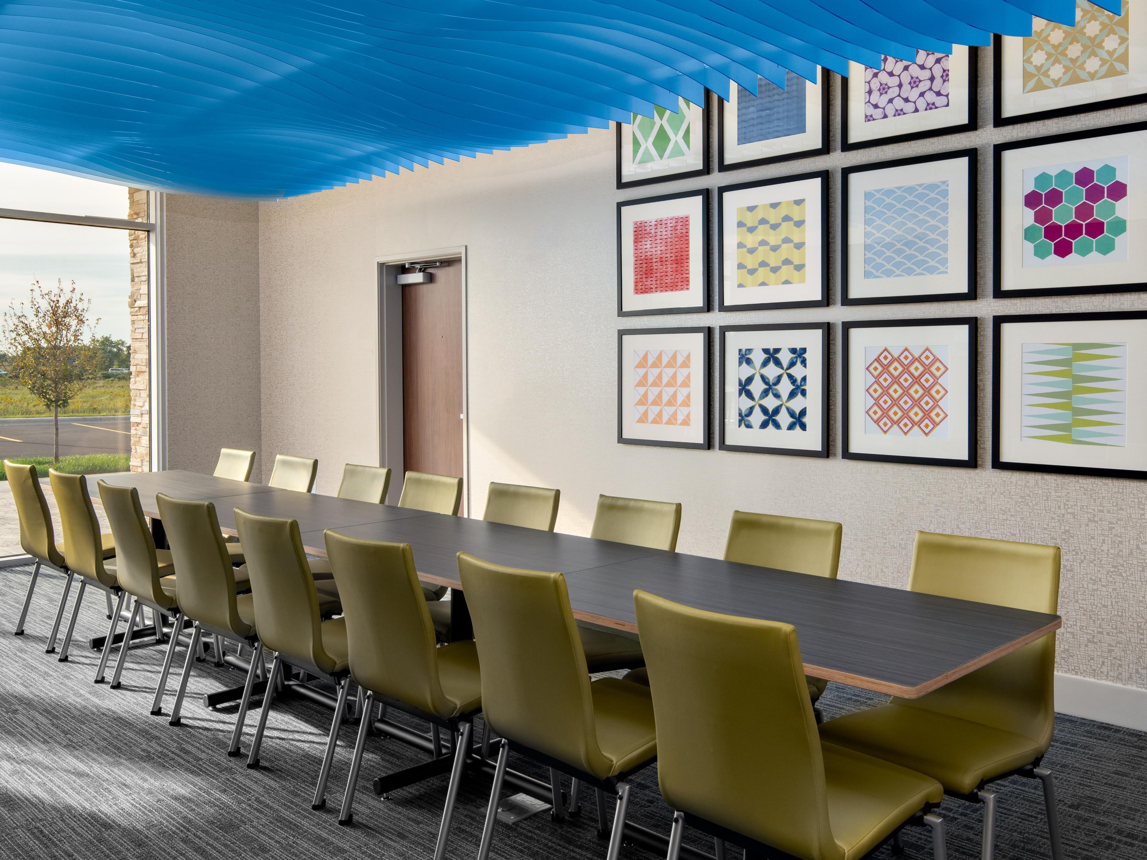 A Smart Place to meet in the Elkhorn-Lake Geneva area. Our 1,600 sq ft. of modern meeting space is the perfect spot to host your next business meeting, bridal party, baby shower or any other social event. 