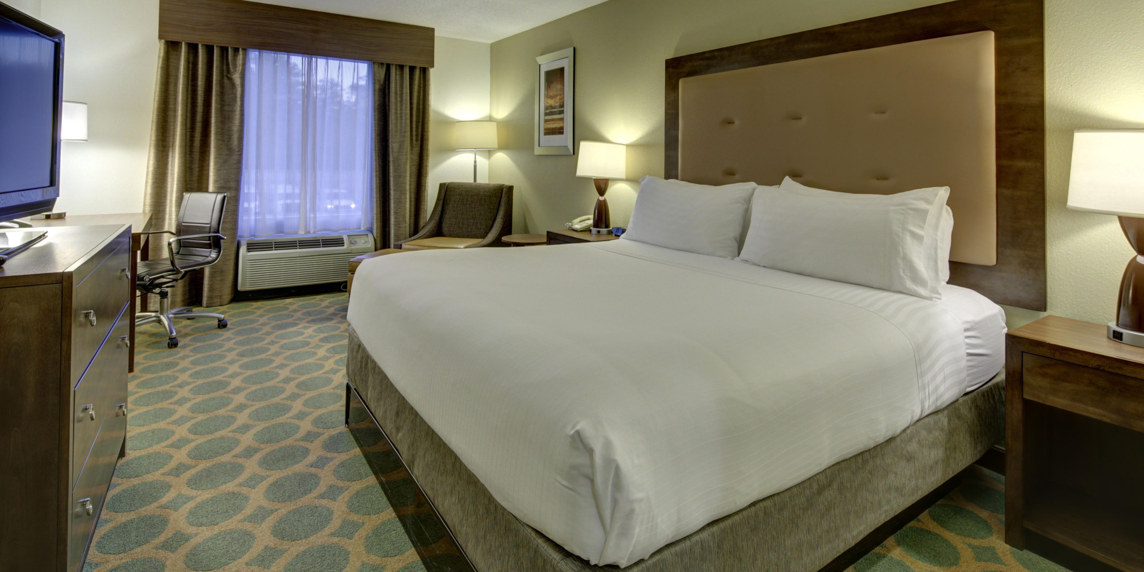 Take a break from a long drive. We are conveniently located off highway 95 & 58.