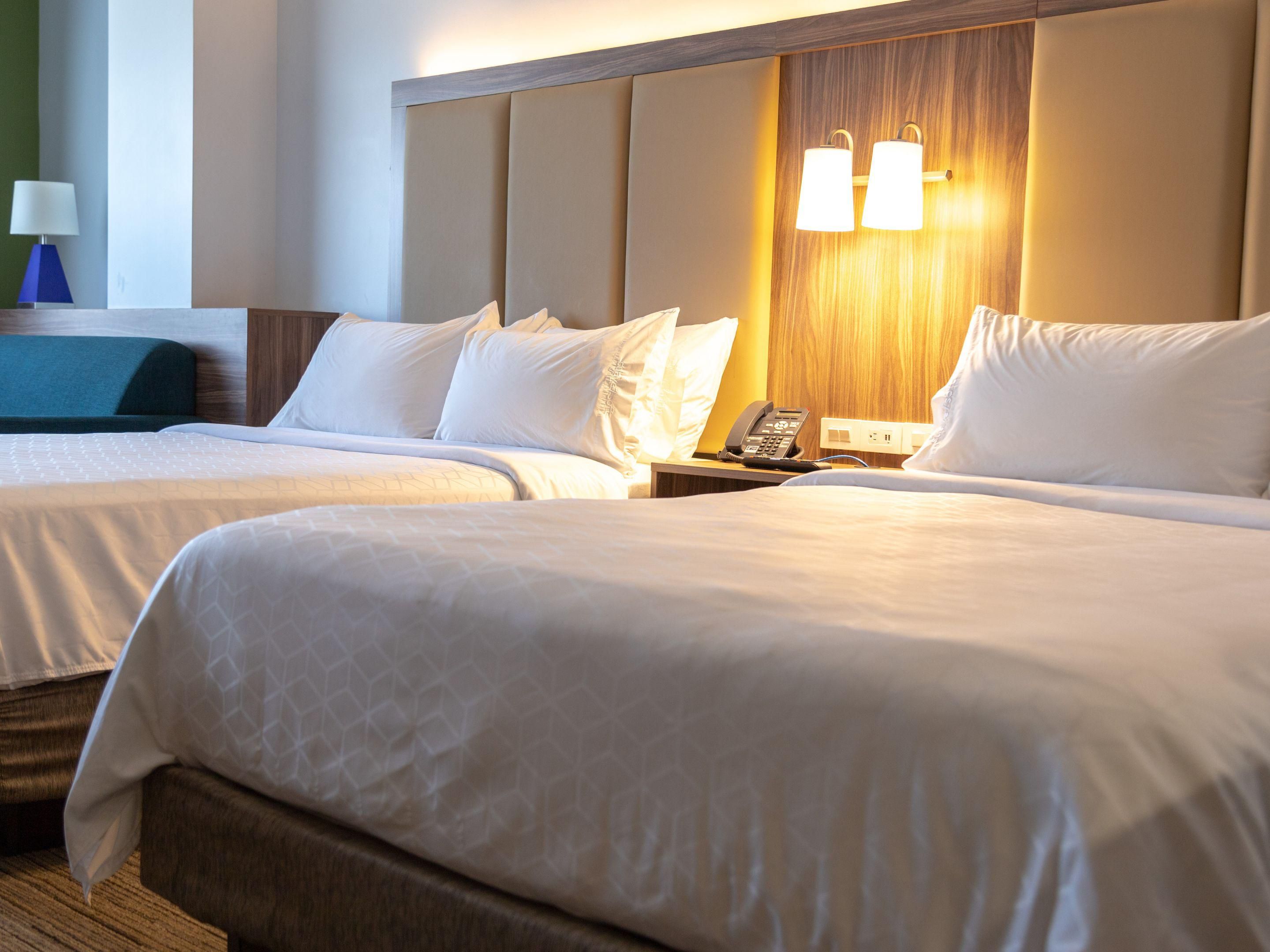 Suite with two queen beds and sofa bed