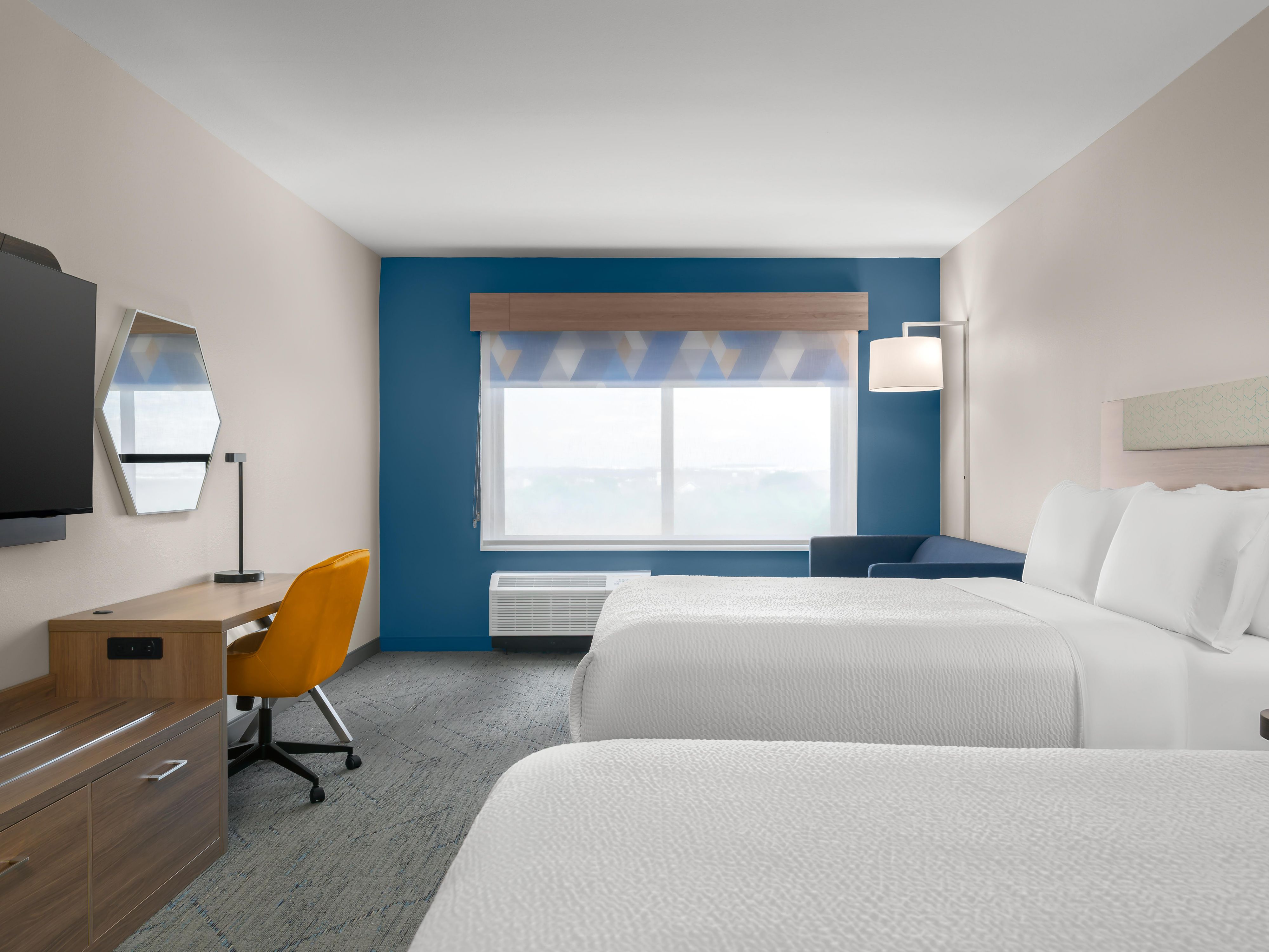 جناح للضيوف مع سريرين بحجم كوين