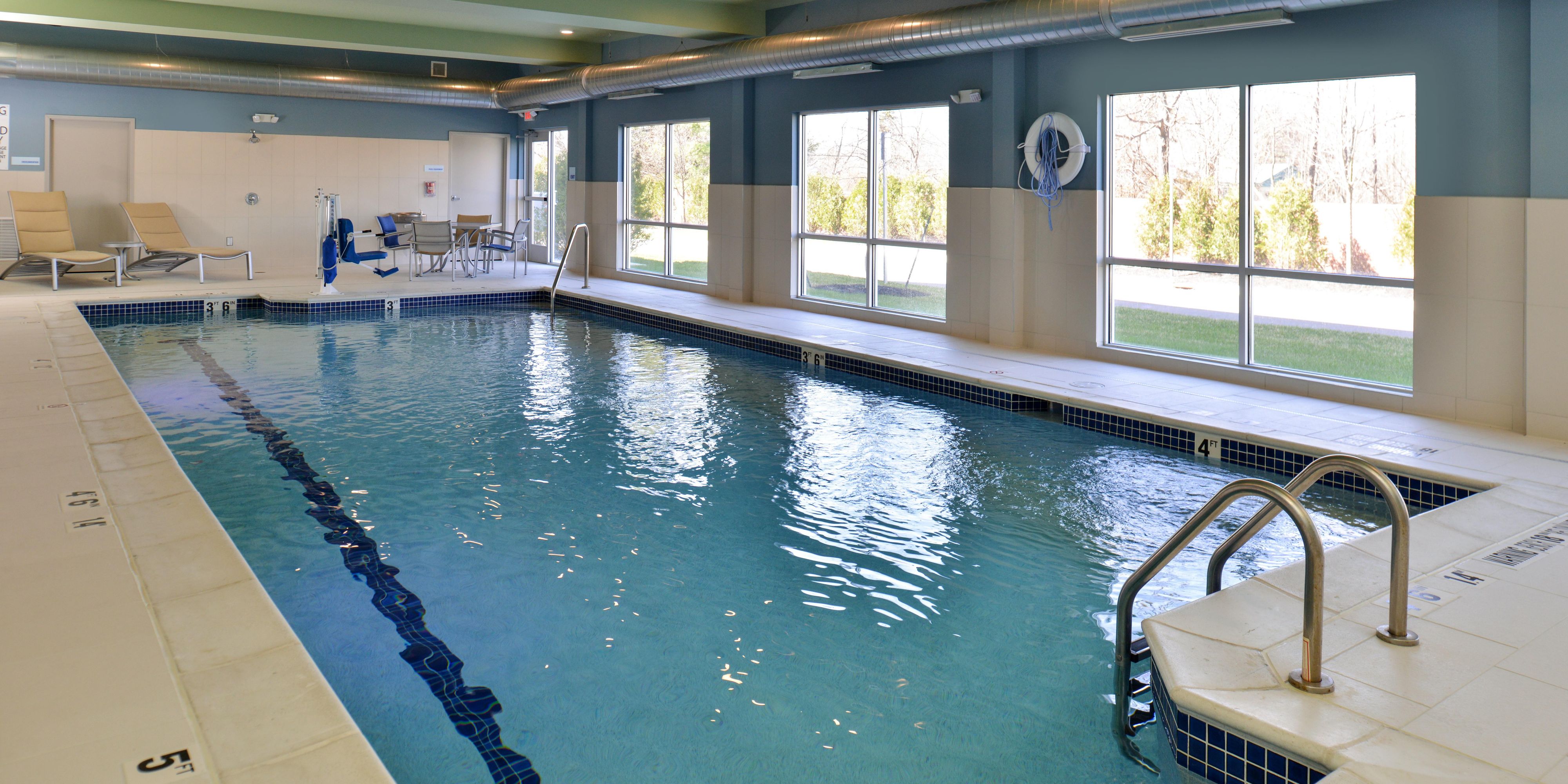 Enjoy our heated indoor pool at the Holiday Inn Express Farmington Hills!