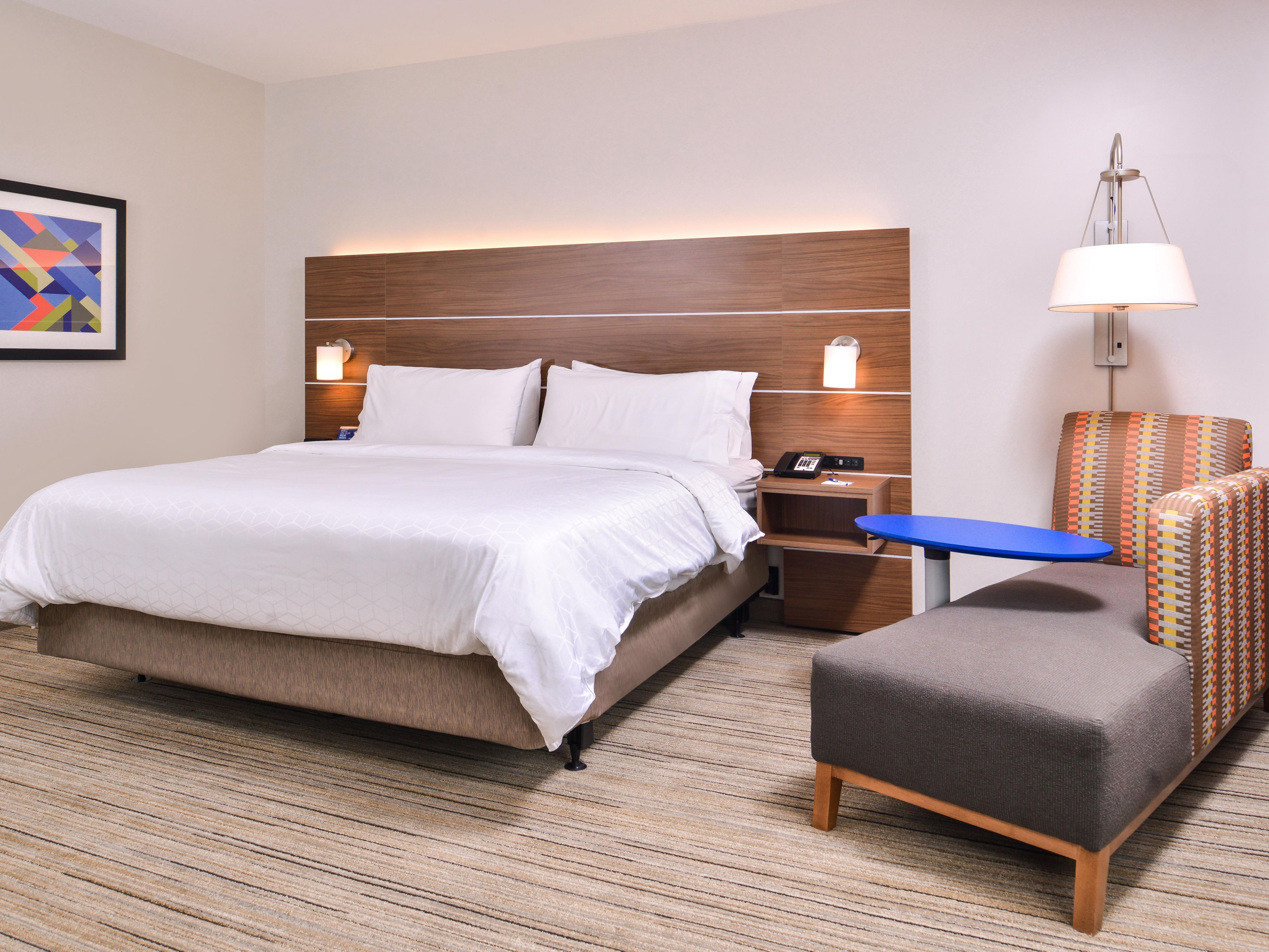 We designed our ADA mobility accessible rooms for easy wheelchair