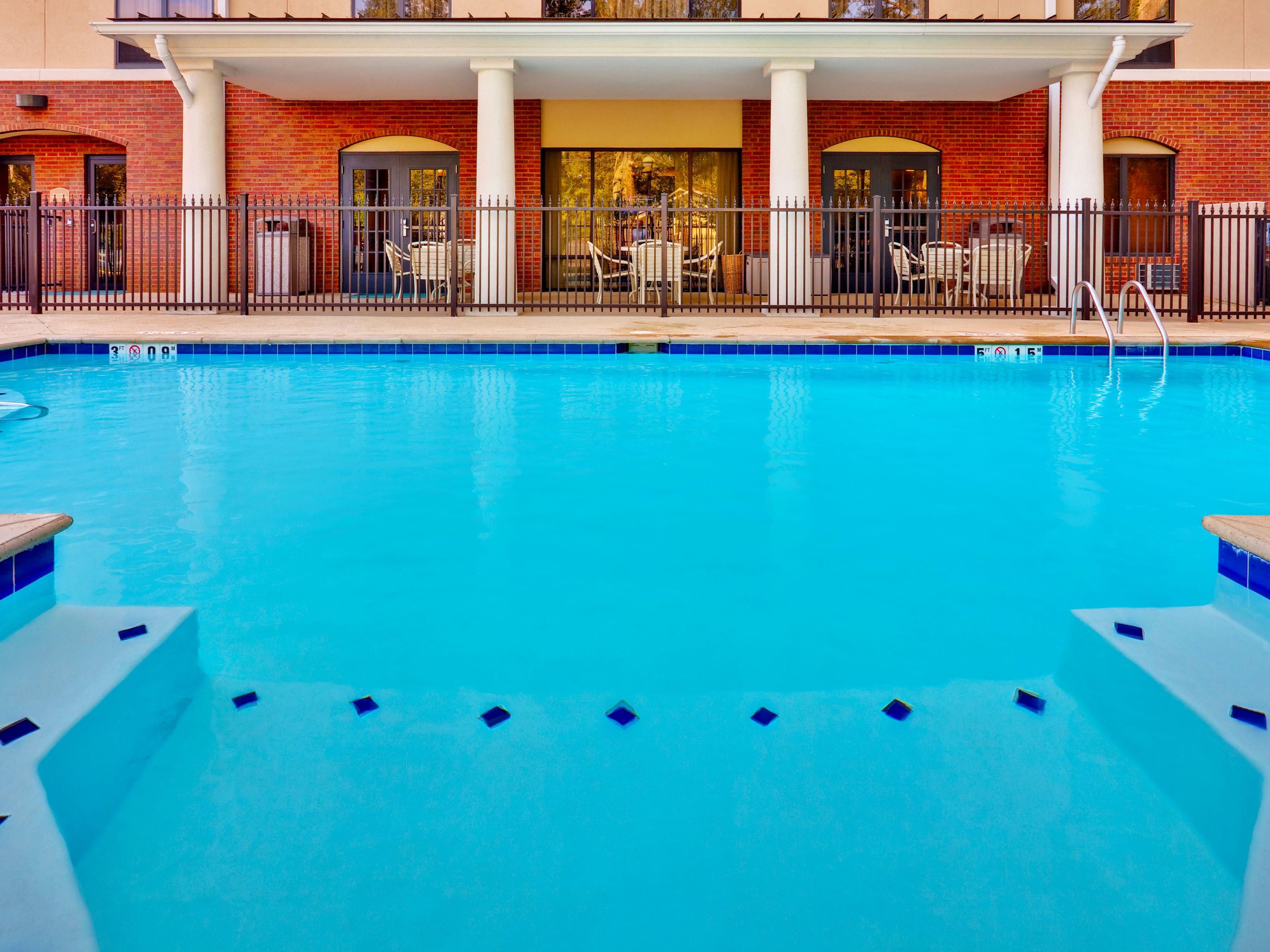 Another view of our impressive outdoor Swimming Pool