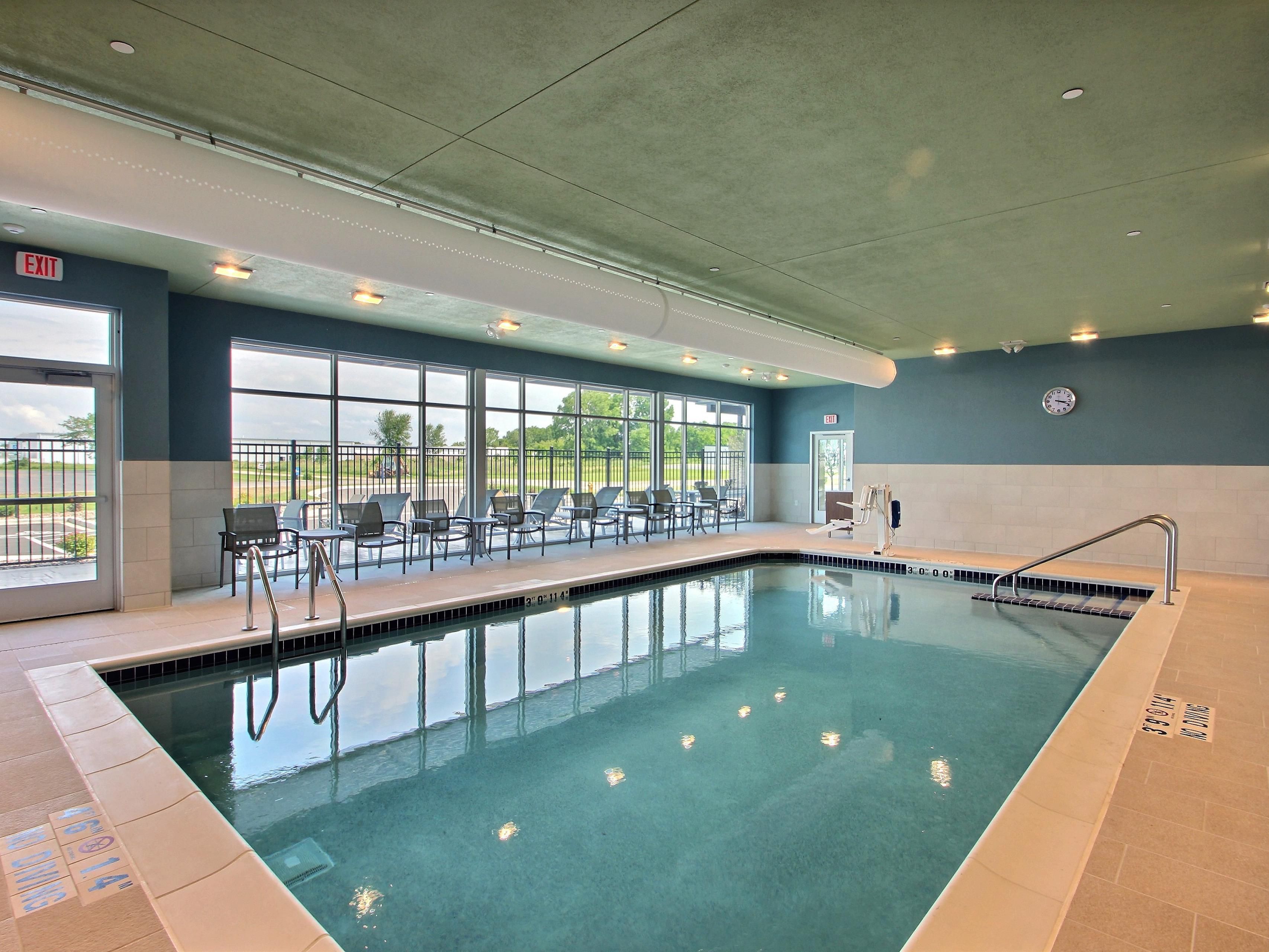 Guest Pool of the Holiday Inn Express in Fond du Lac, WI