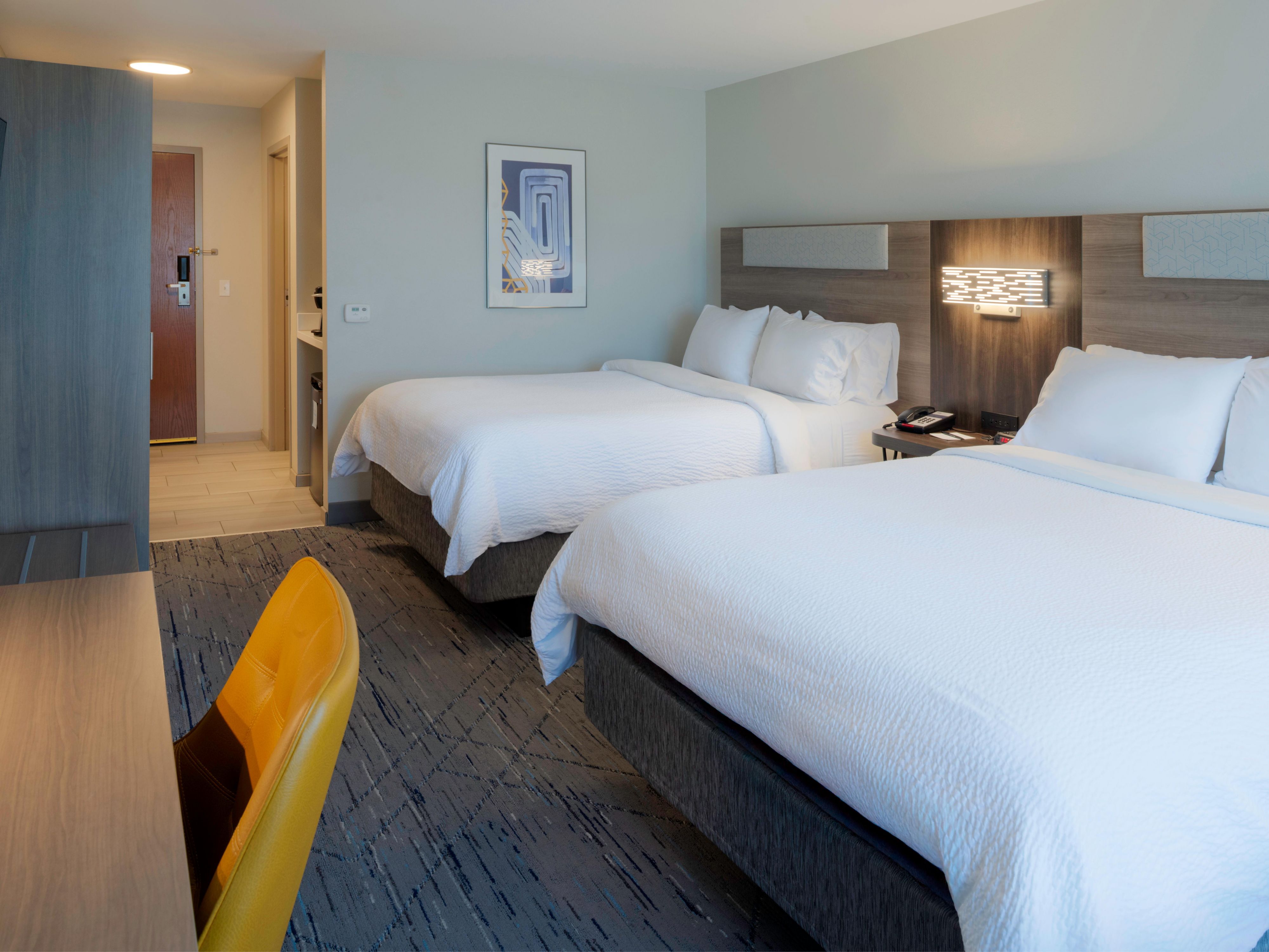 Dos camas tamaño Queen