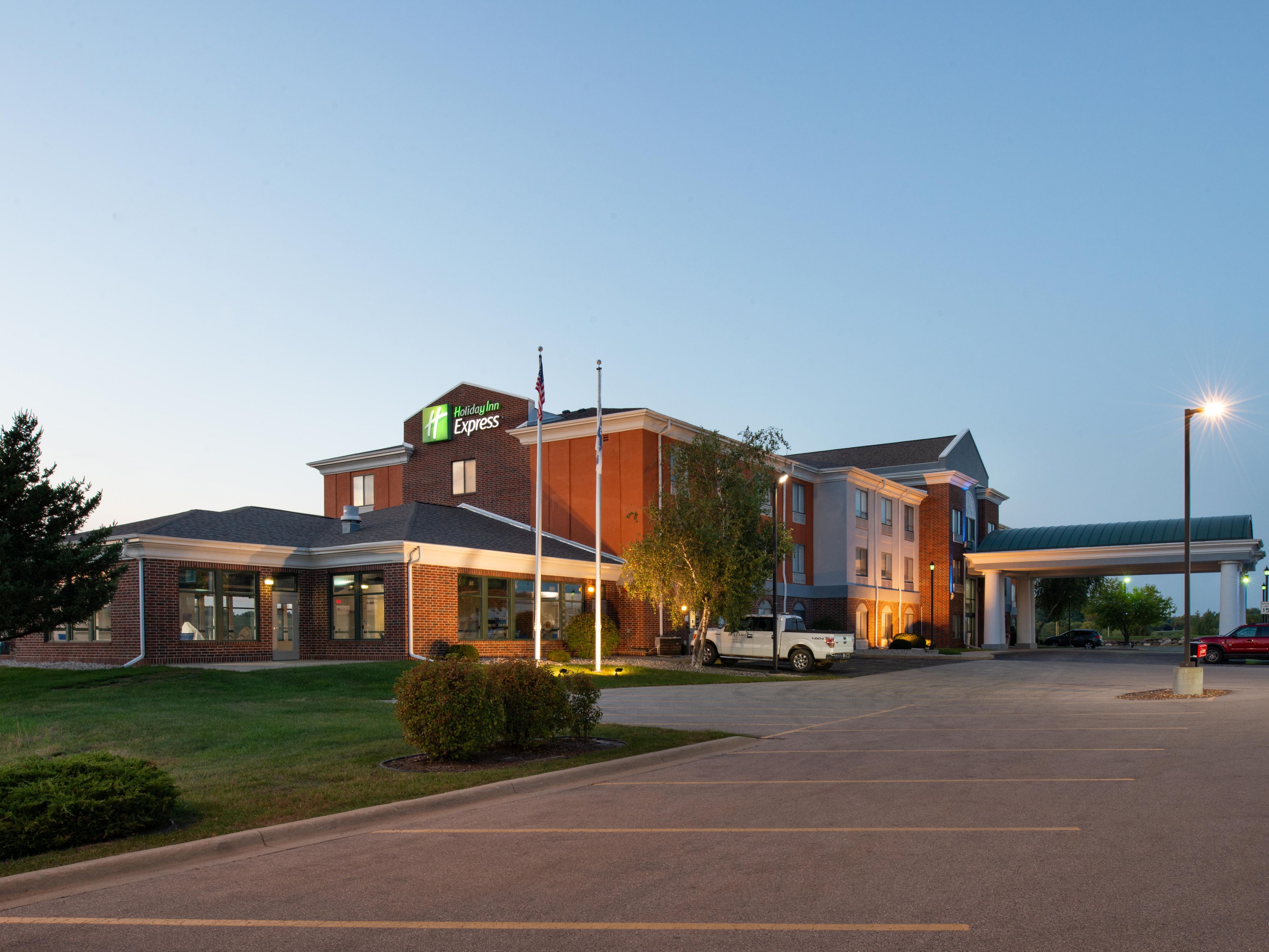 South facing evening view