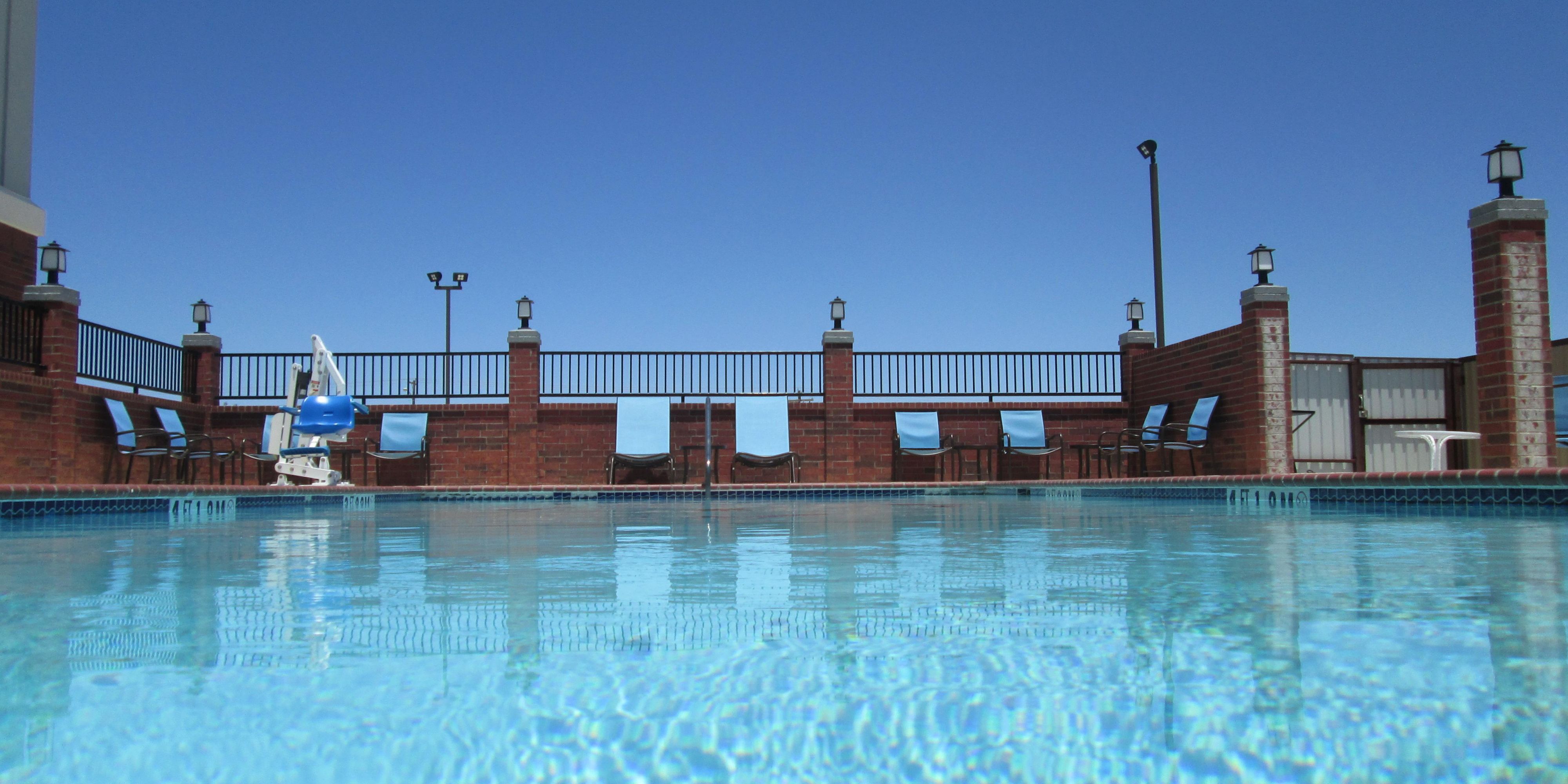 Take a refreshing swim in our centrally located outdoor pool.  Catch some rays while lounging with the family in our upgraded outdoor furniture.   