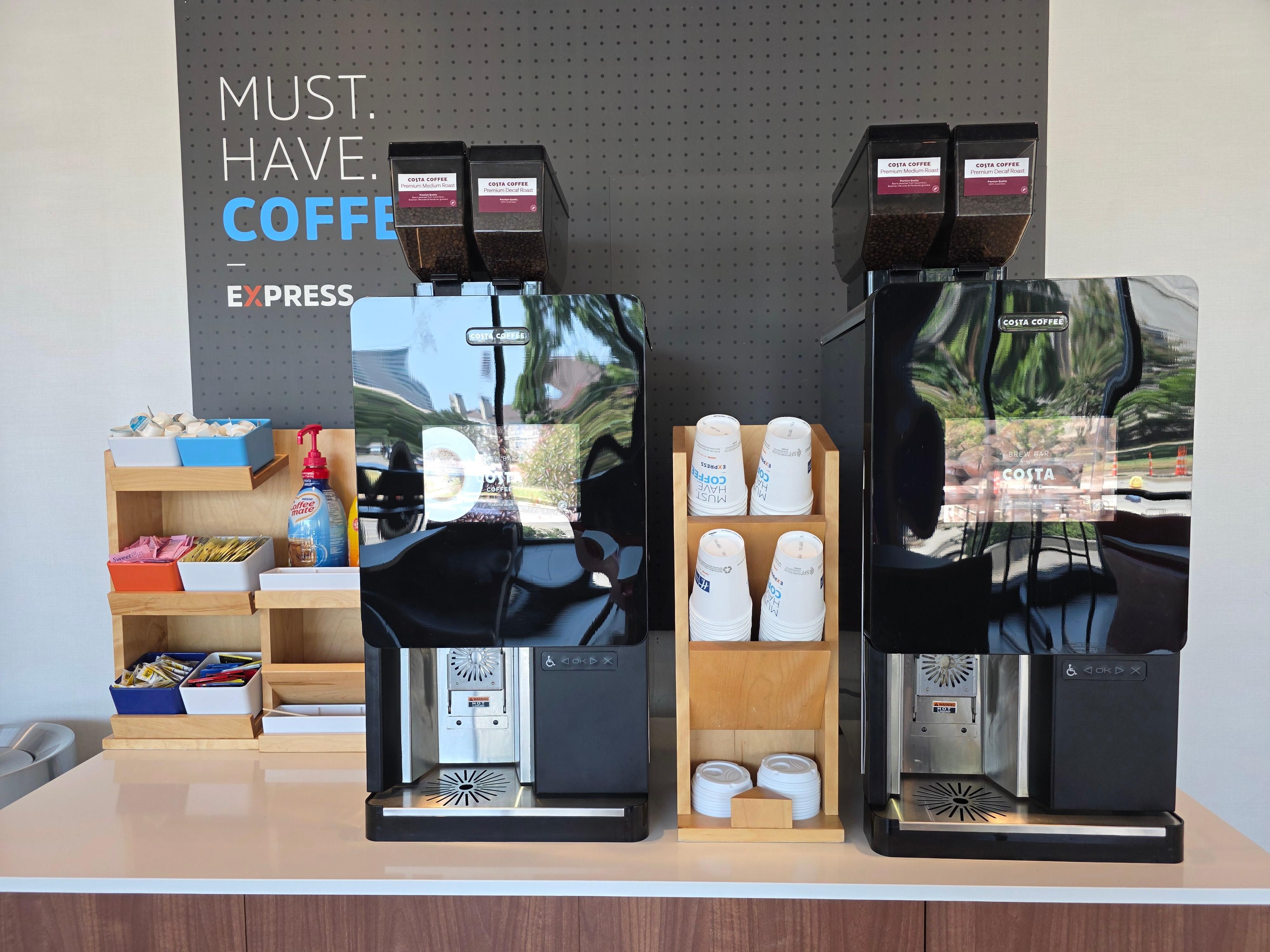 Savor the taste of freshly brewed coffee around the clock with our new bean-to-cup coffee machine, available 24/7 in the lobby. Elevate your stay with us and relish every sip of our exceptional coffee!