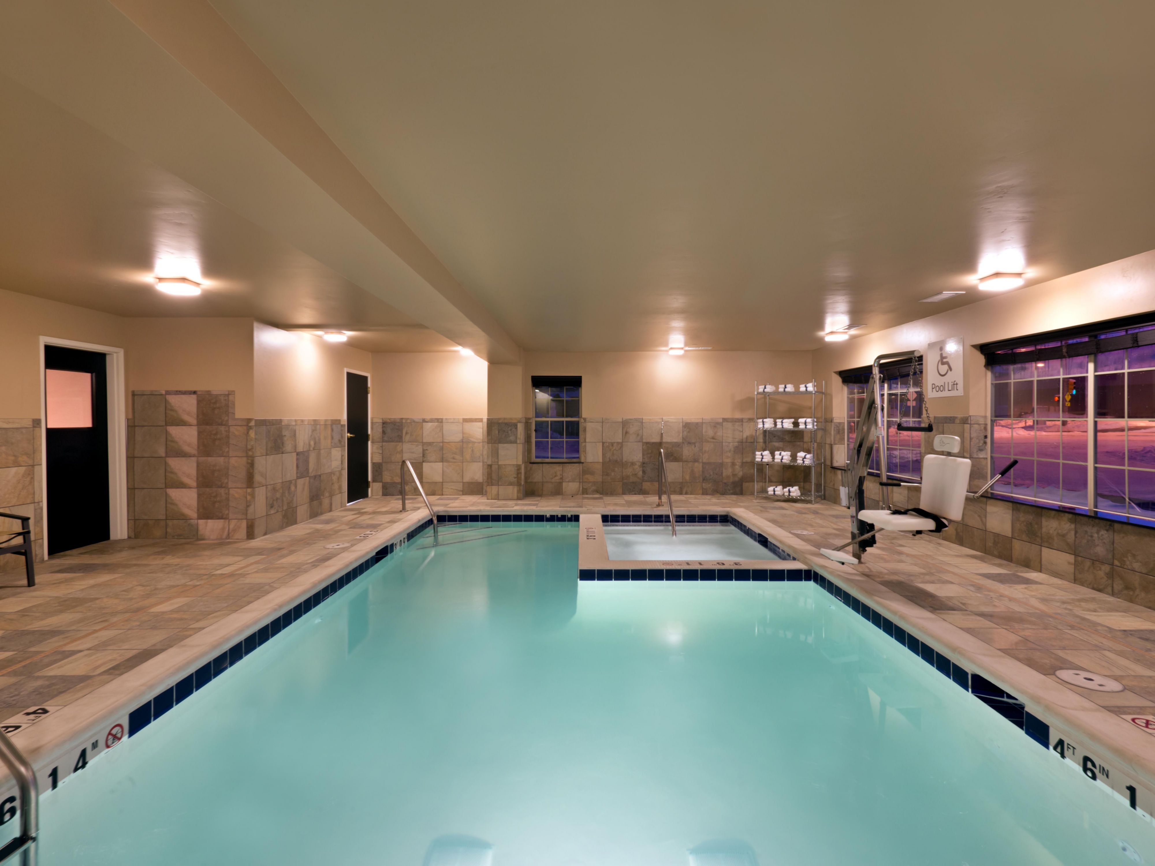Relax by our indoor Swimming Pool